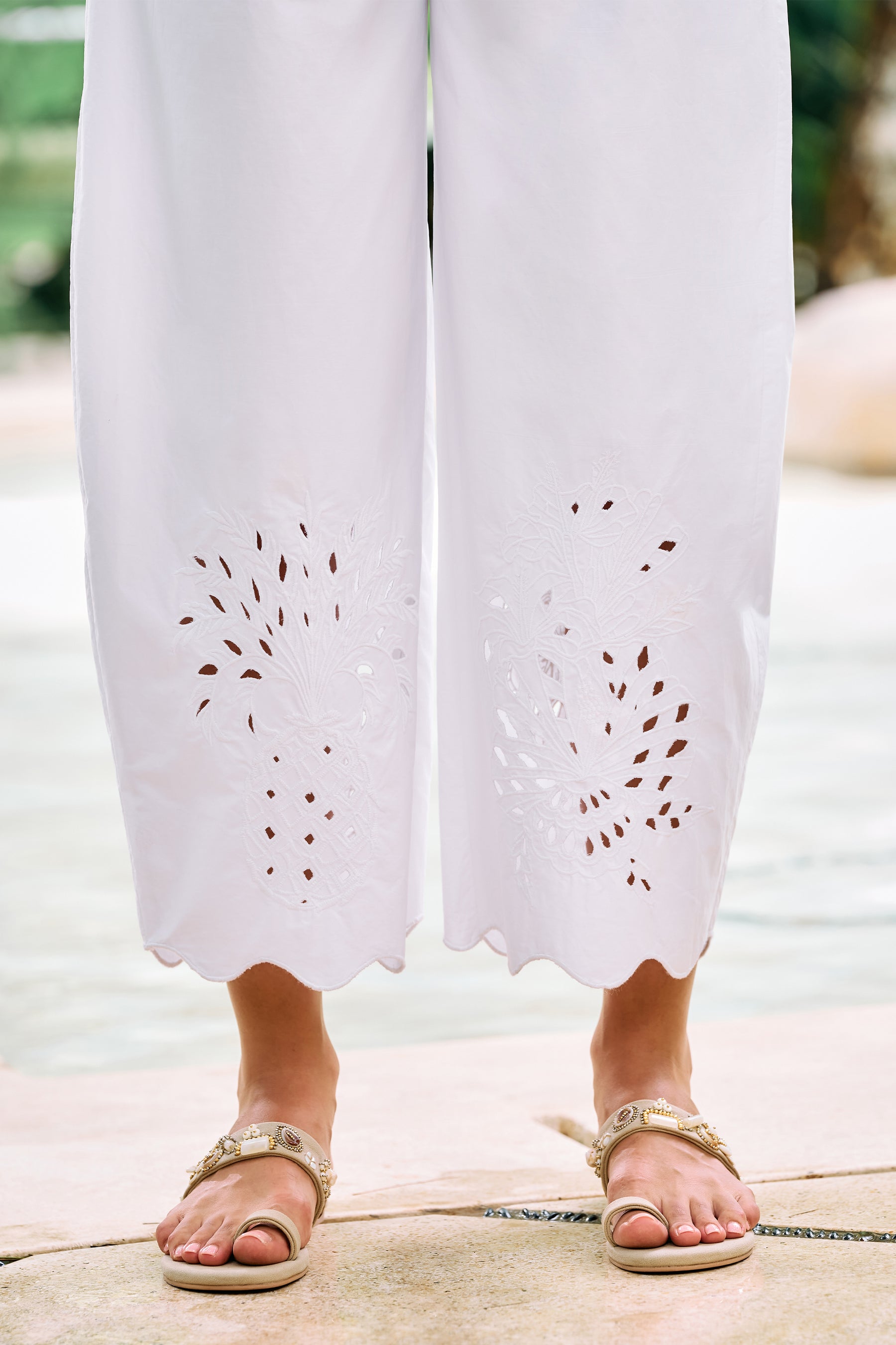Spring Air Pants (White)