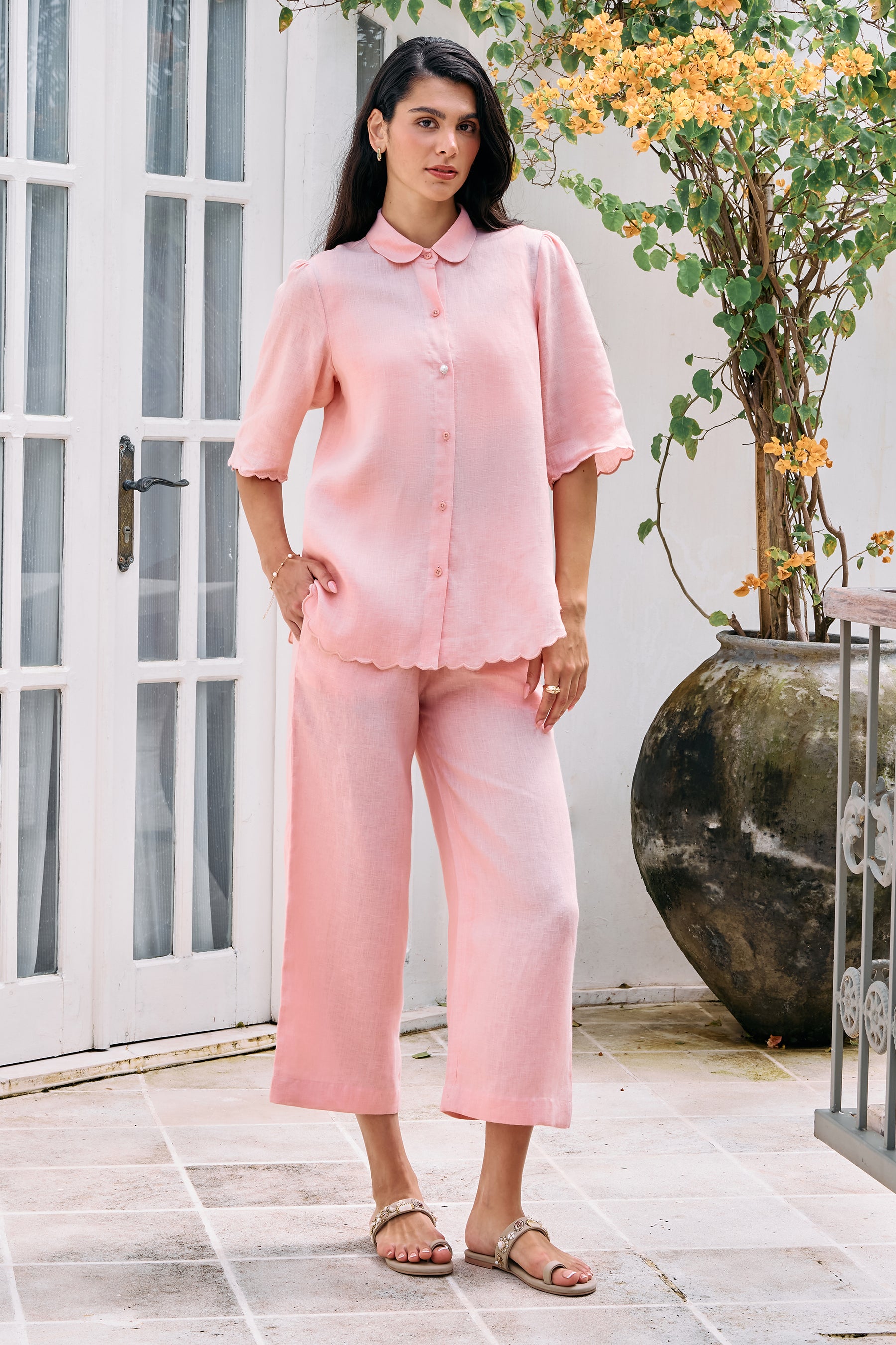 Slow Life Pants (Raspberry)