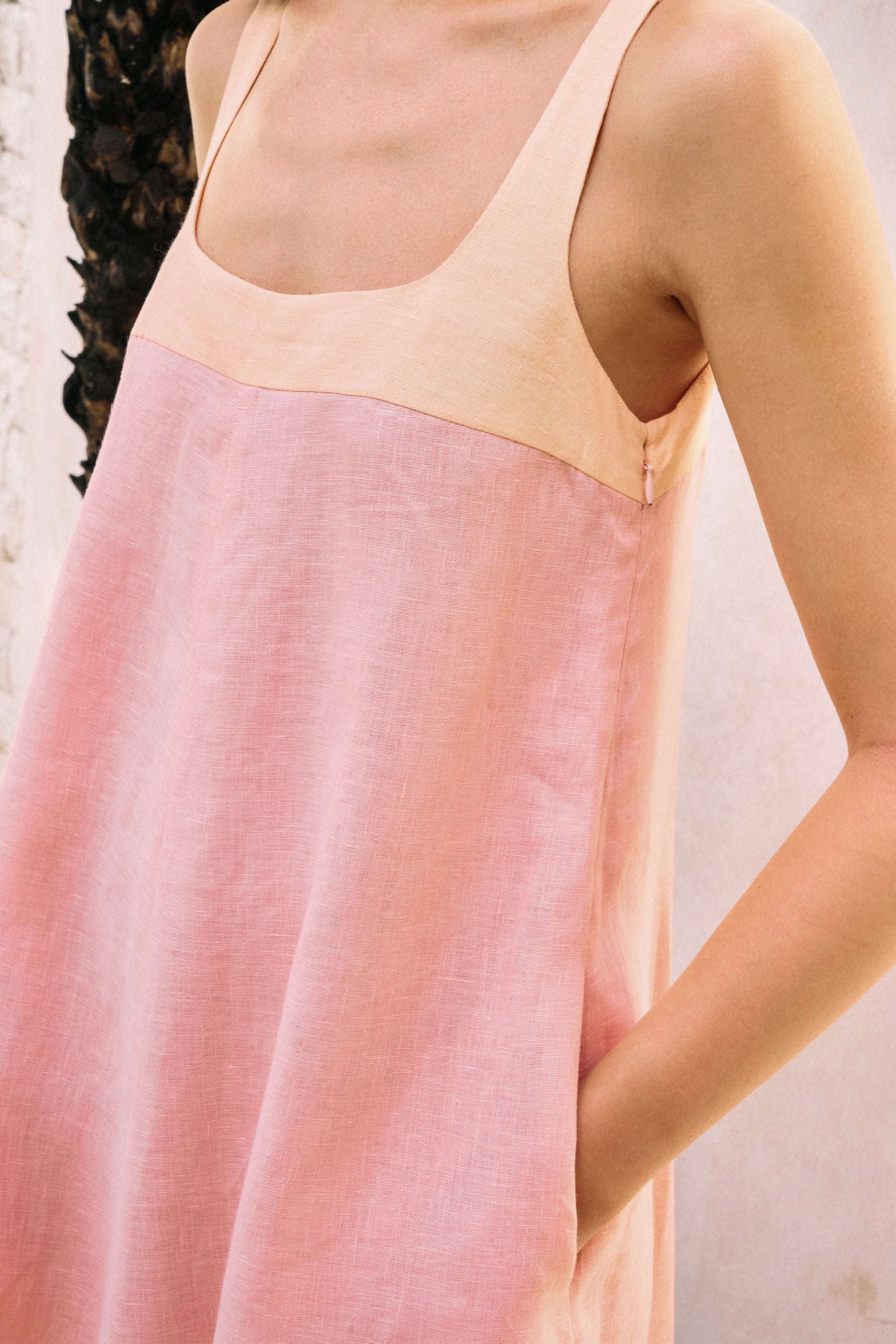 Daybreak Short Dress (Melon Raspberry)