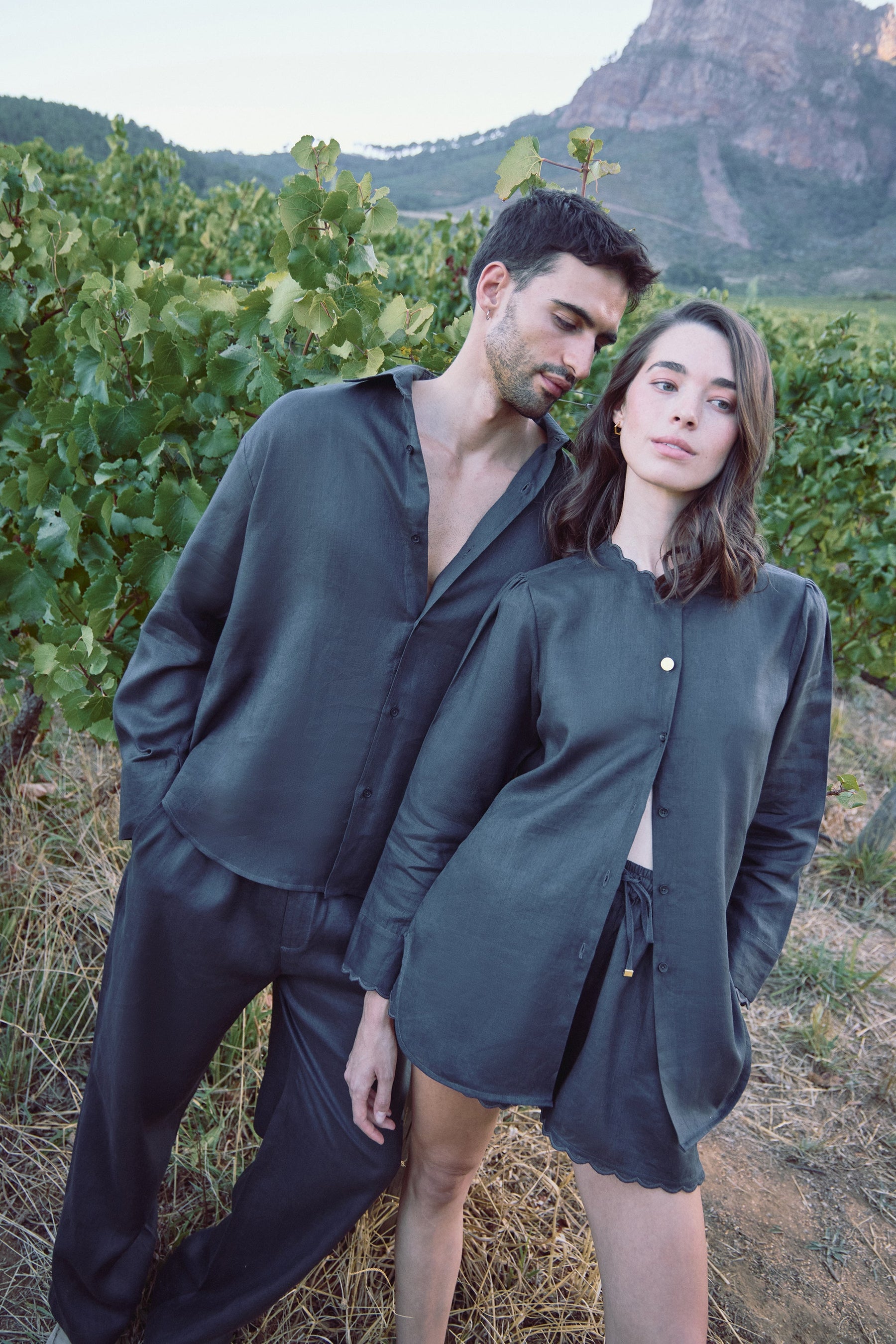 SAND Outwear Shirt (Charcoal) & SAND Outwear Shorts (Charcoal)