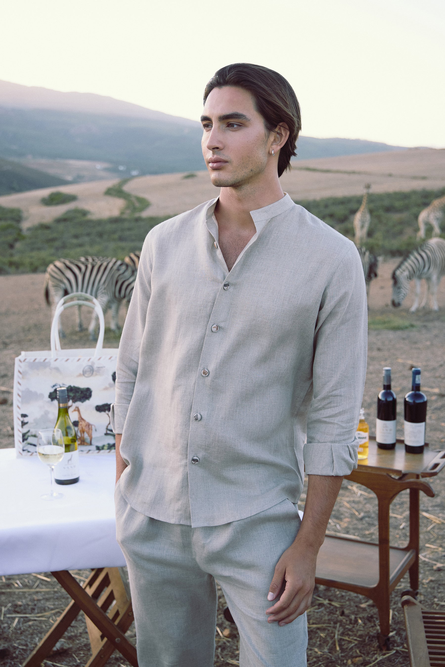 SAND Savanna Shirt - MAN (Kruger Back) & Tuscany Pants - Man (NATURAL)