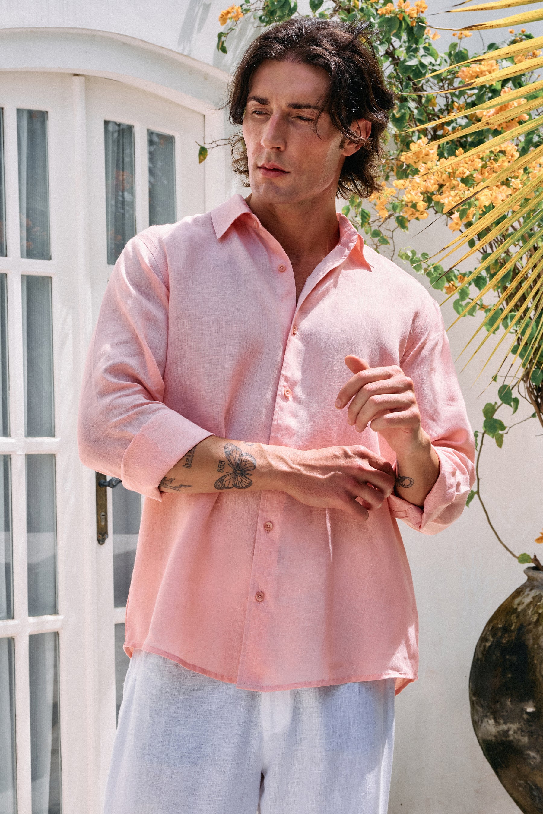 Corsica Shirt- MAN (Raspberry)