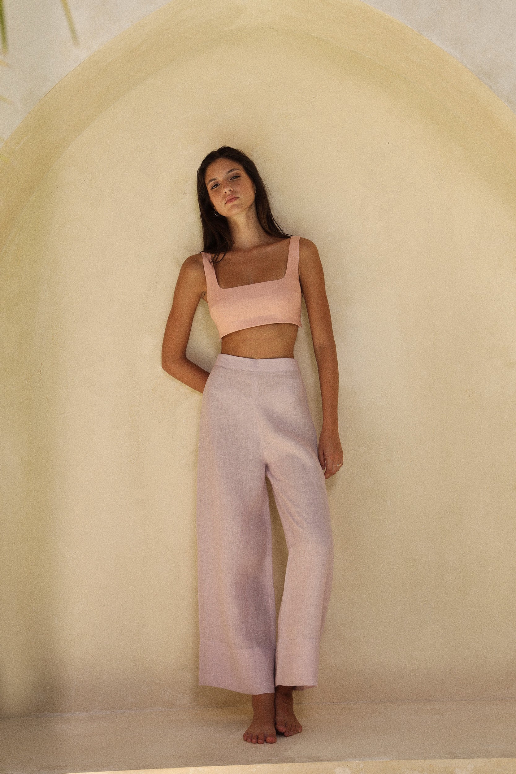 Sand Shirt (Lavender Mist) & Bali Pants (Lavender Mist)