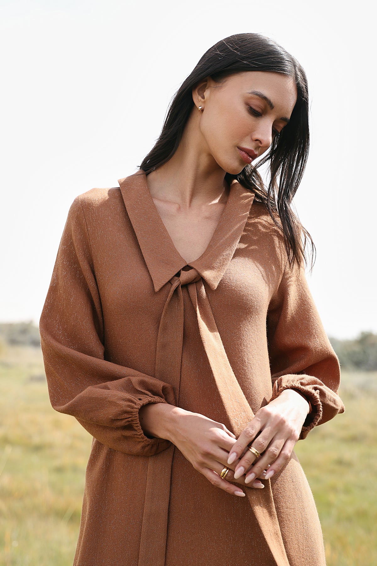 Autumn Chill Dress (Maple)