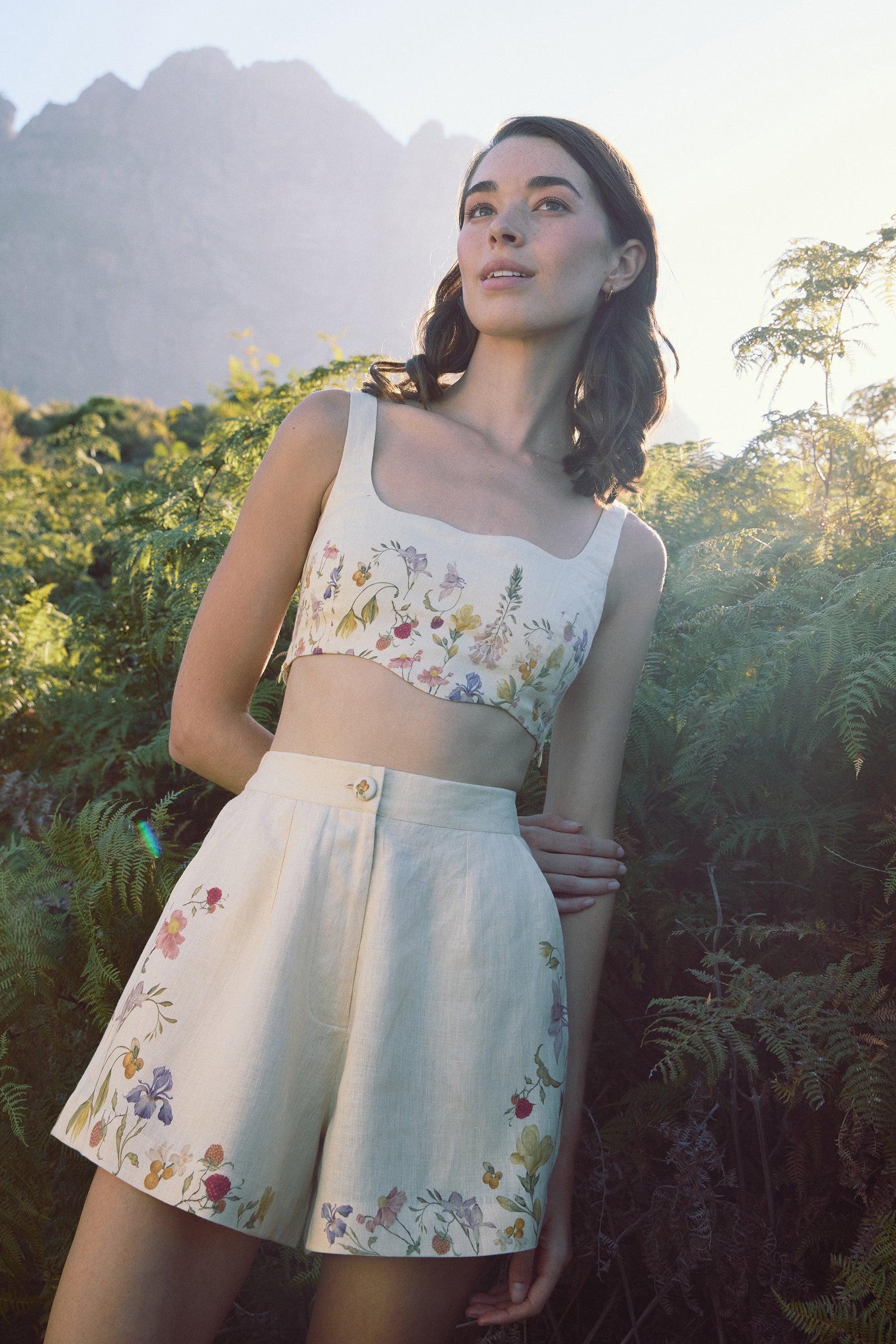 SAND Savanna Bandeau & SAND Savanna Shorts (Floral)