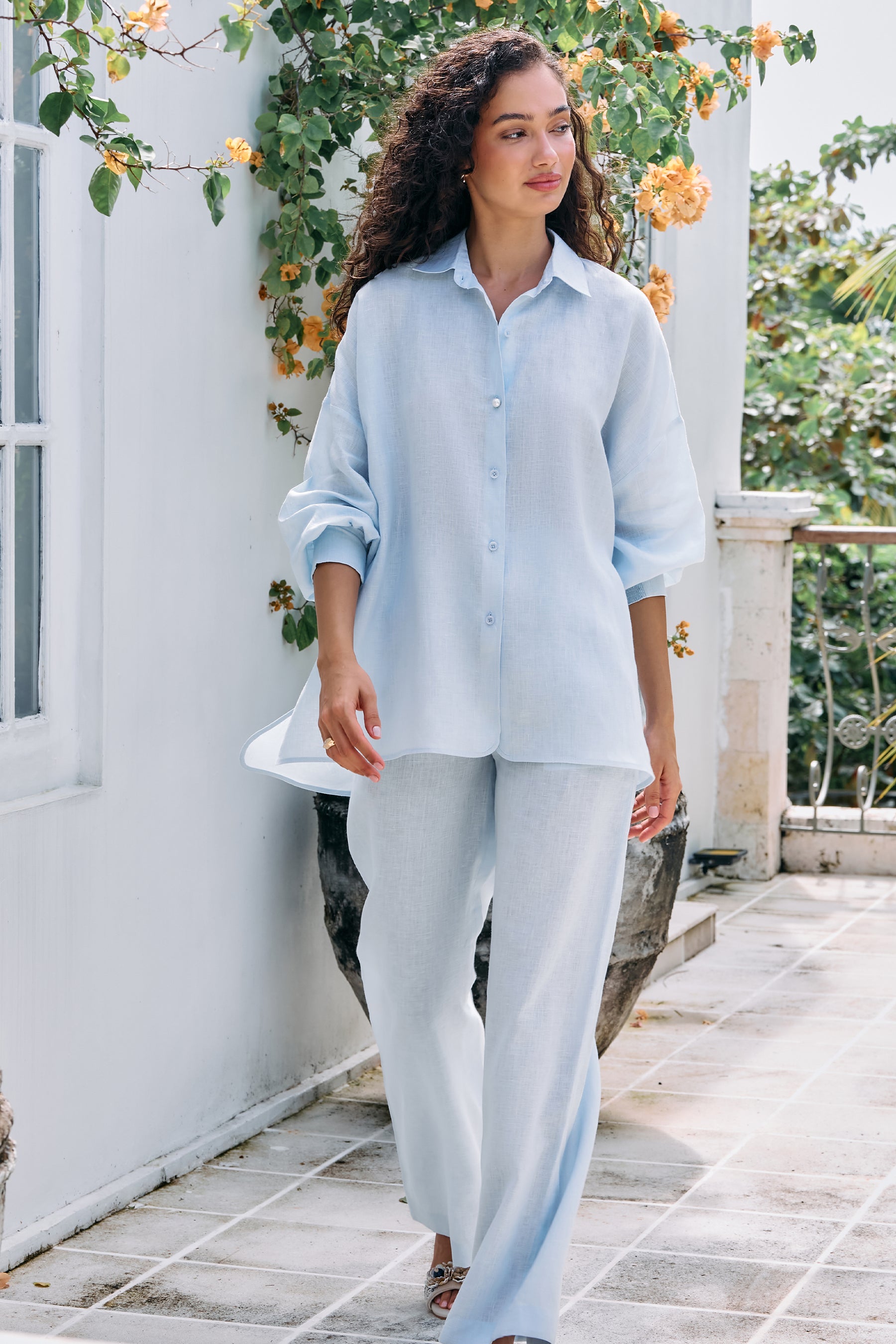 Easy Living Pants (Spring Blue)