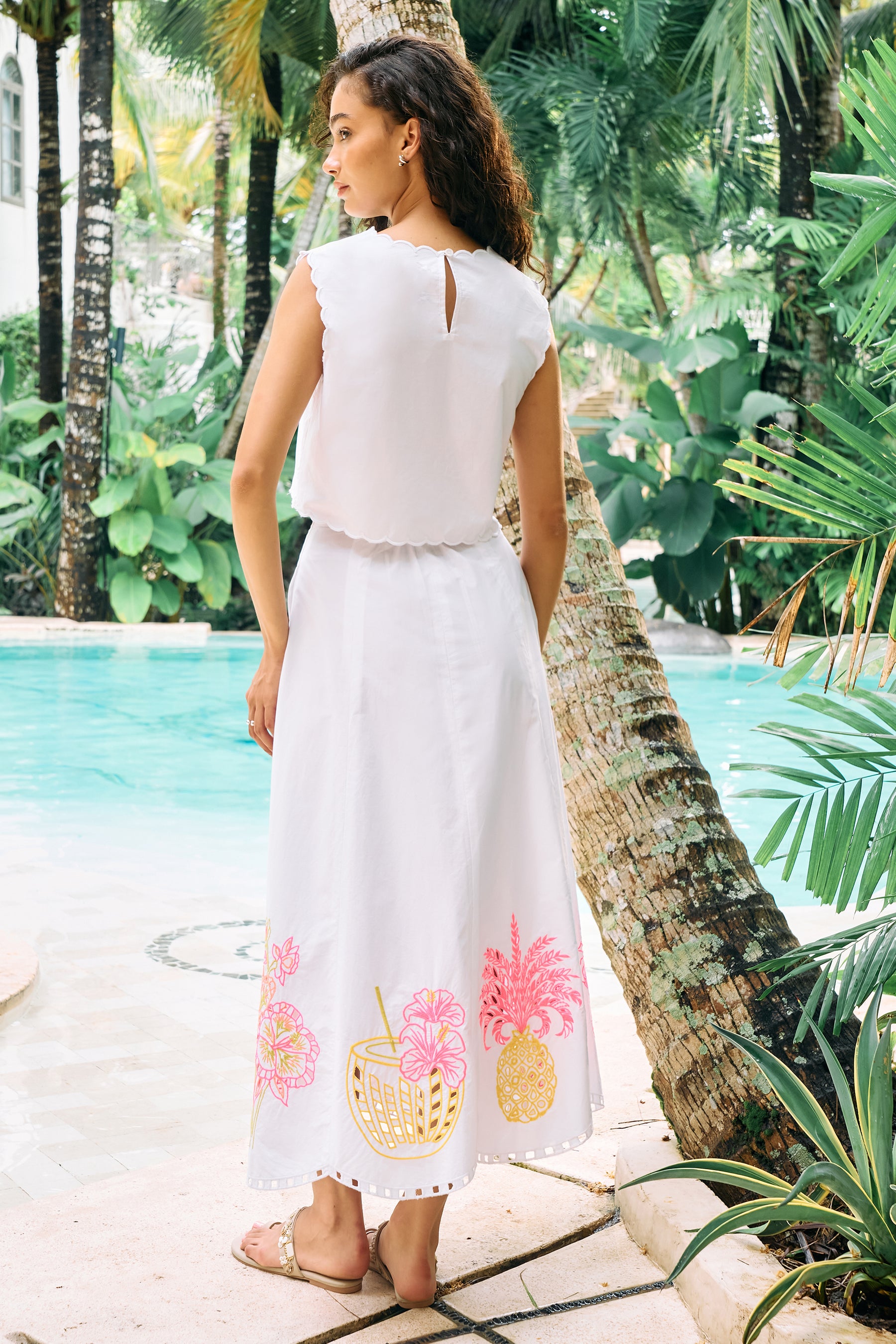 Meadow Top & Meadow Skirt (White)