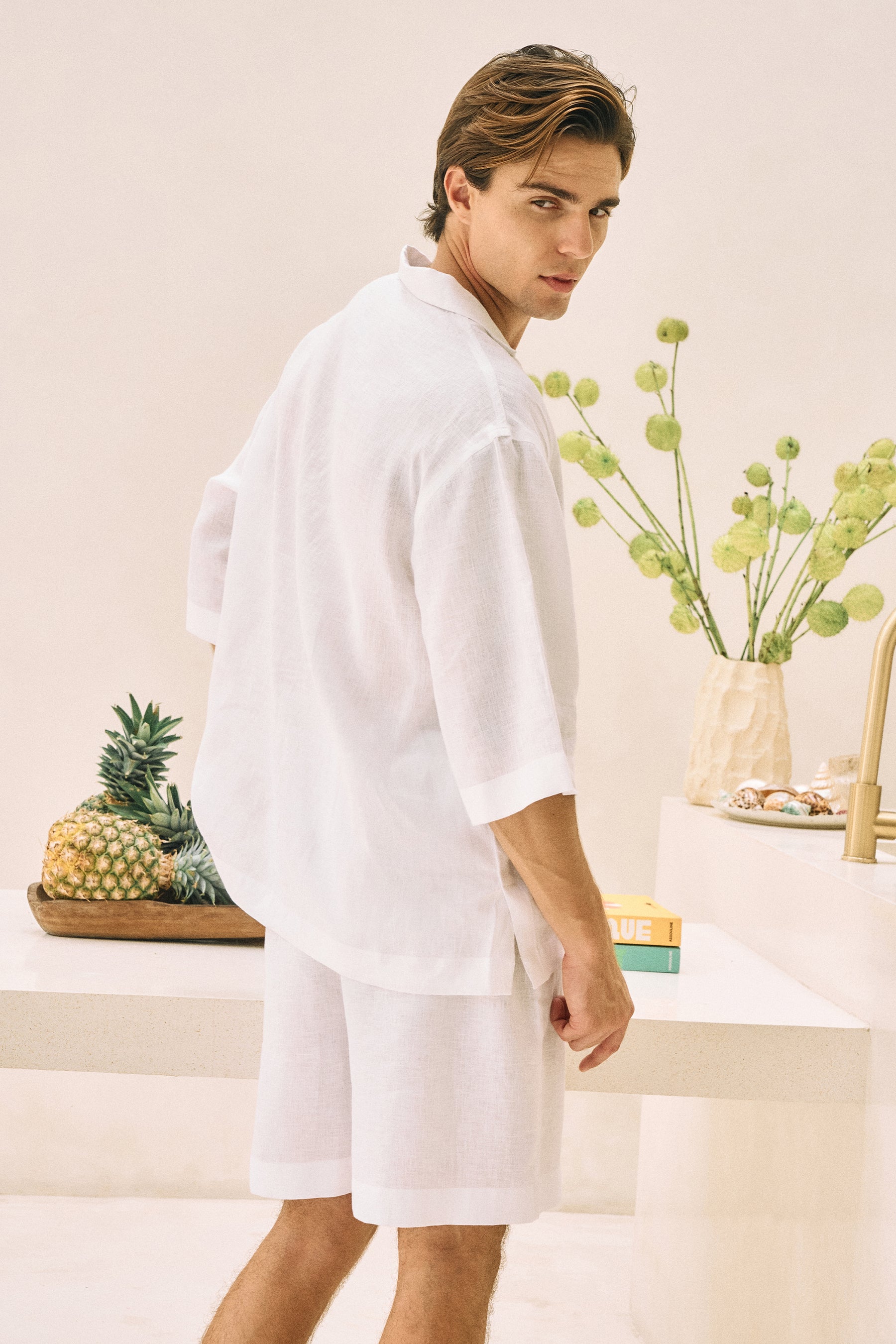 At Ease Shorts- MAN (White)