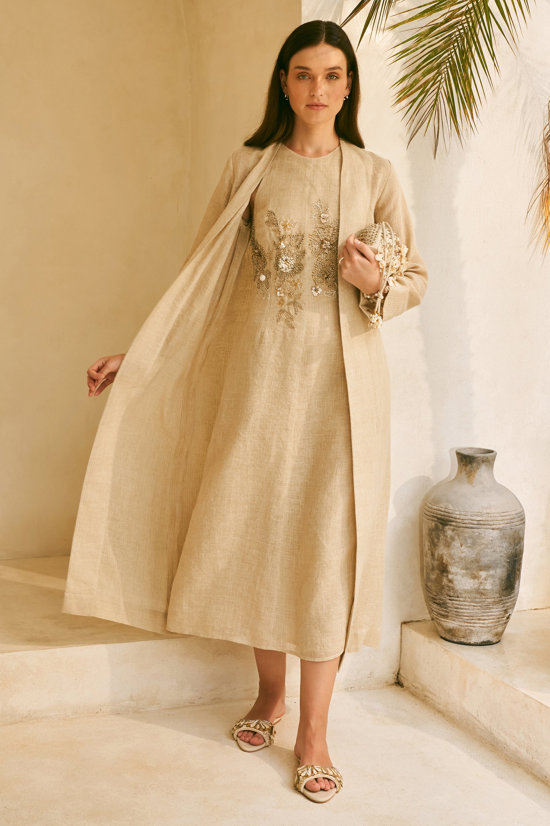 Soft Glow Dress & Soft Glow Overlay (Natural)