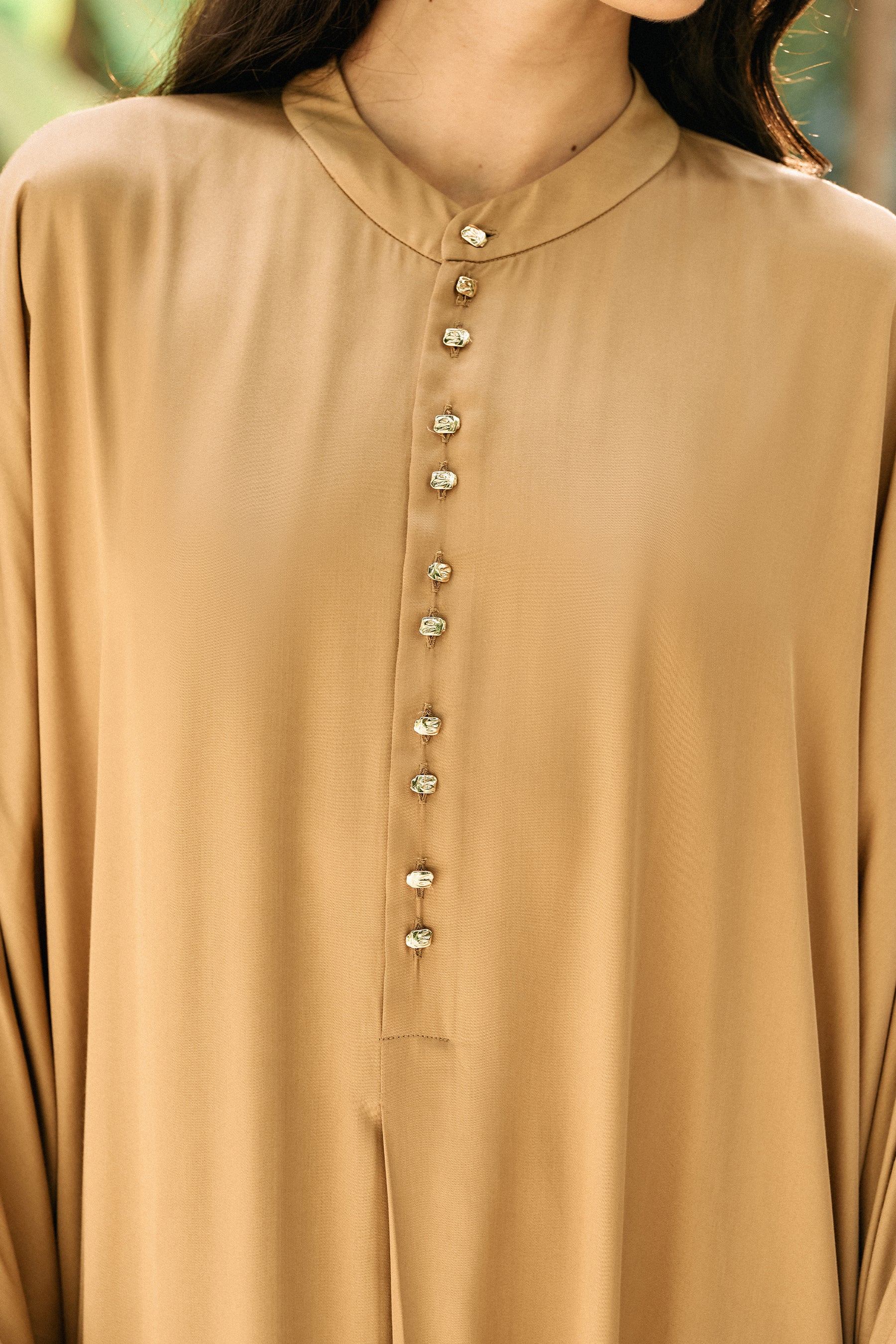 Dusk Kaftaan Dress (Sand)