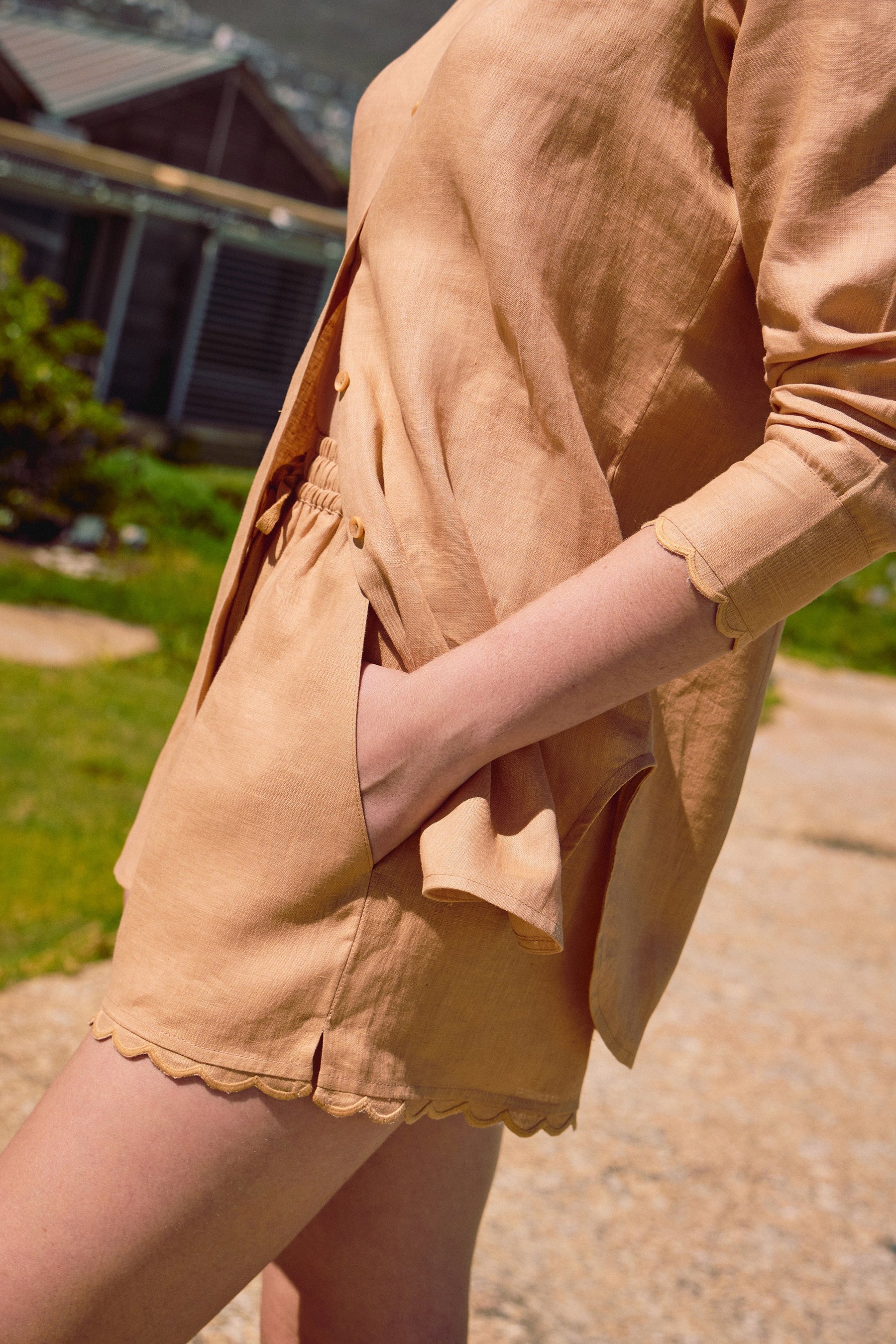 SAND Outwear Shorts (Tangerine)