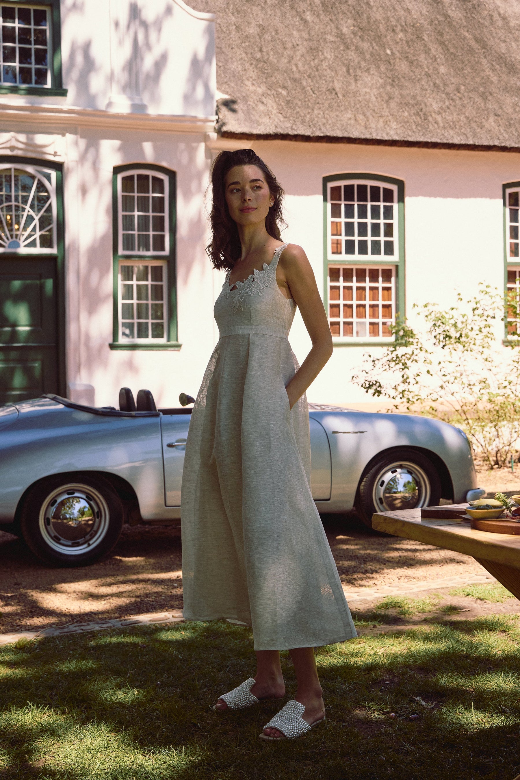 Elizabeth Dress (Ivory - Natural)