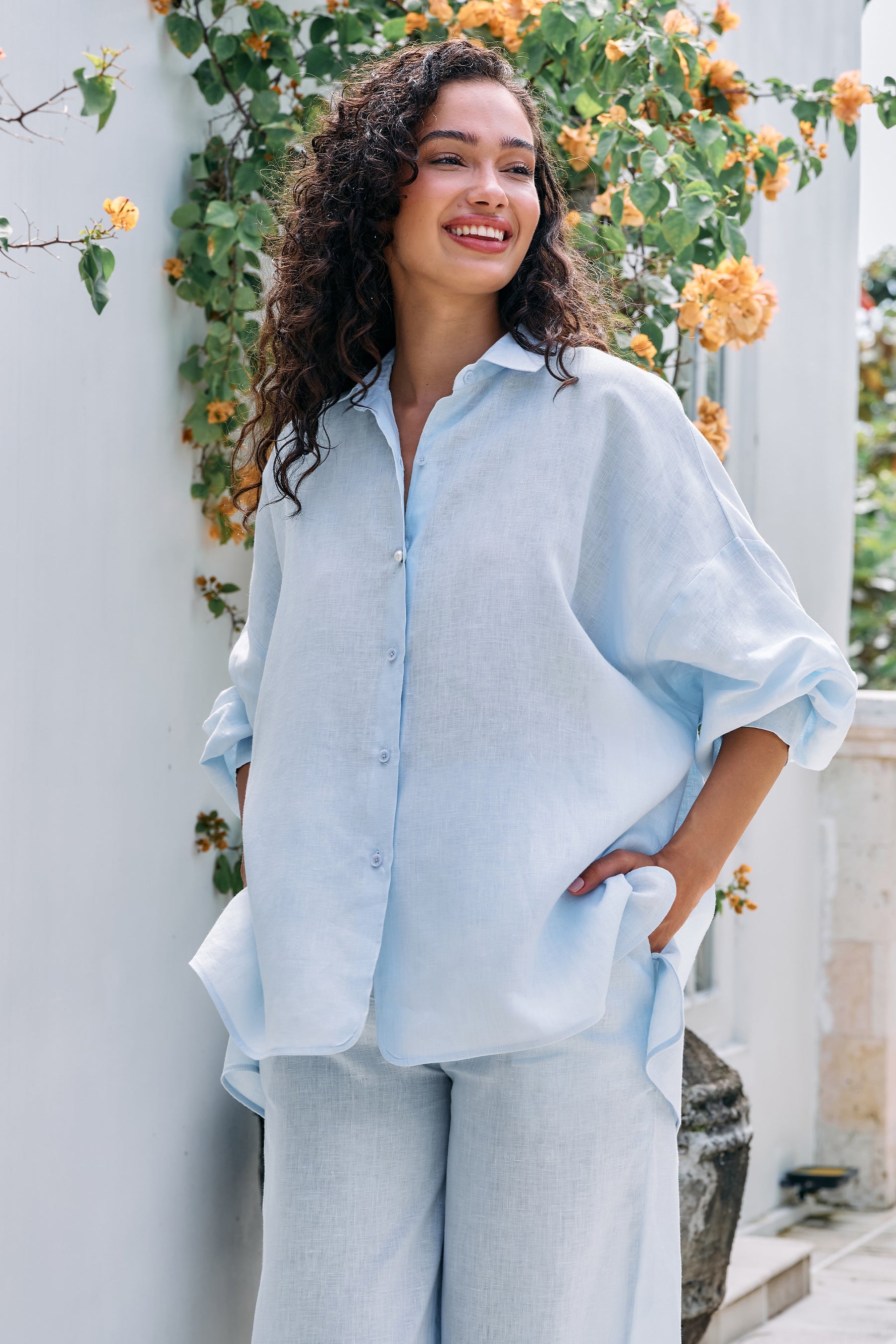 Easy Living Pants (Spring Blue)