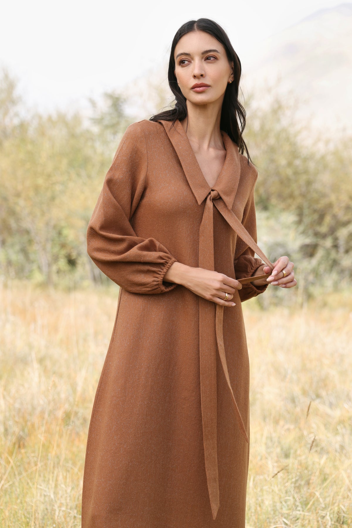 Autumn Chill Dress (Maple)