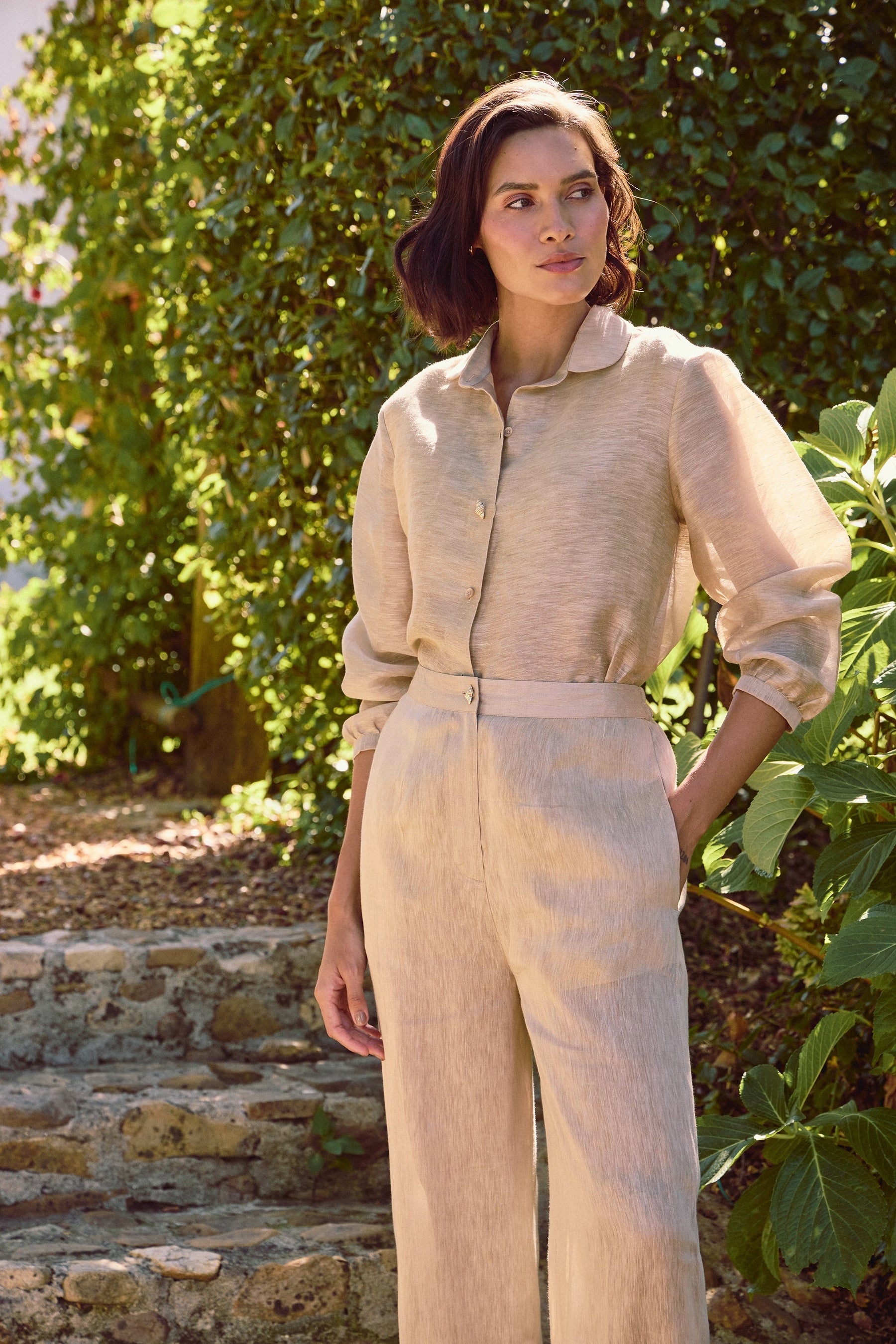 Sousse Shirt & Sousse Pants (Almond)