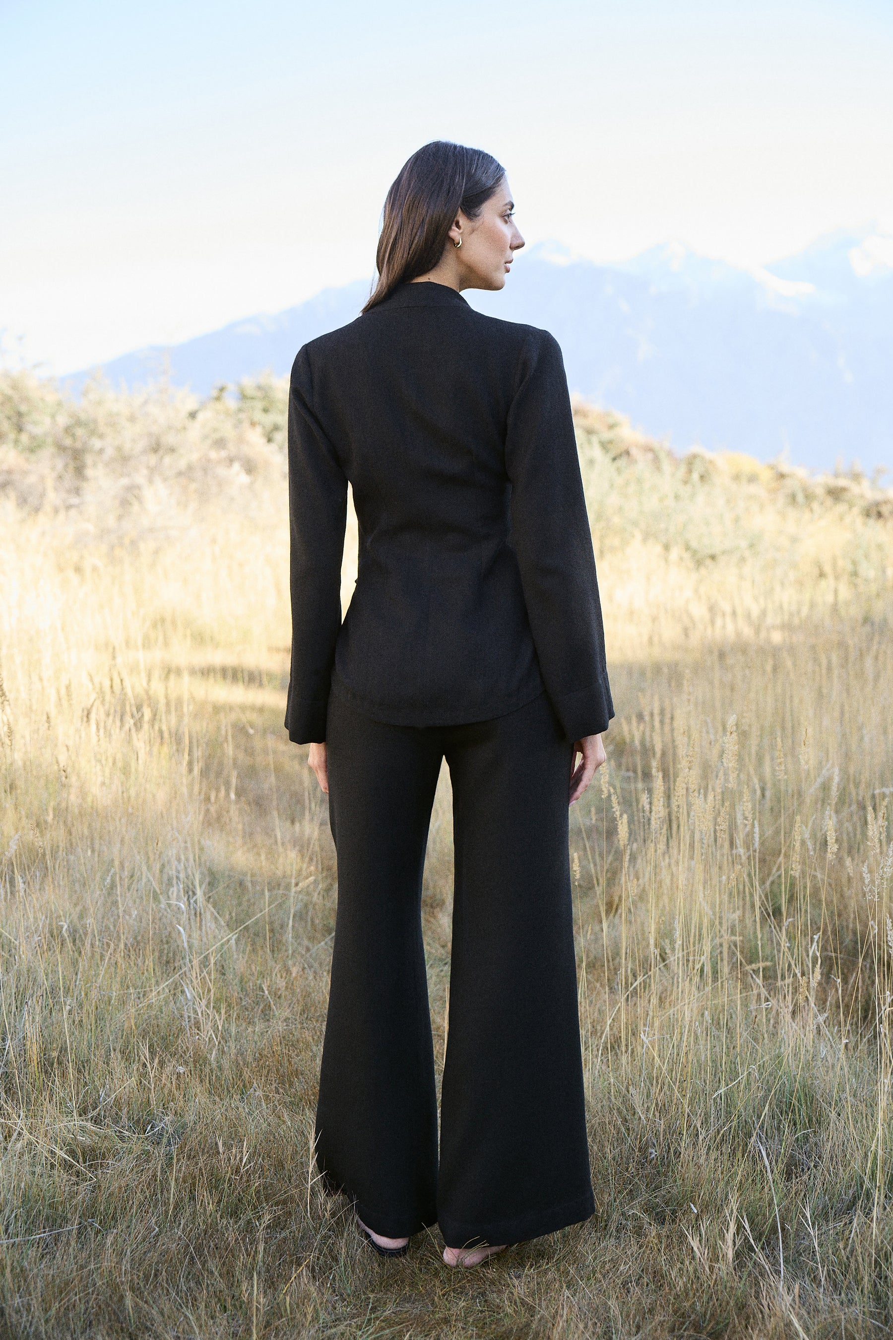 Navo Woollen Top (Black)