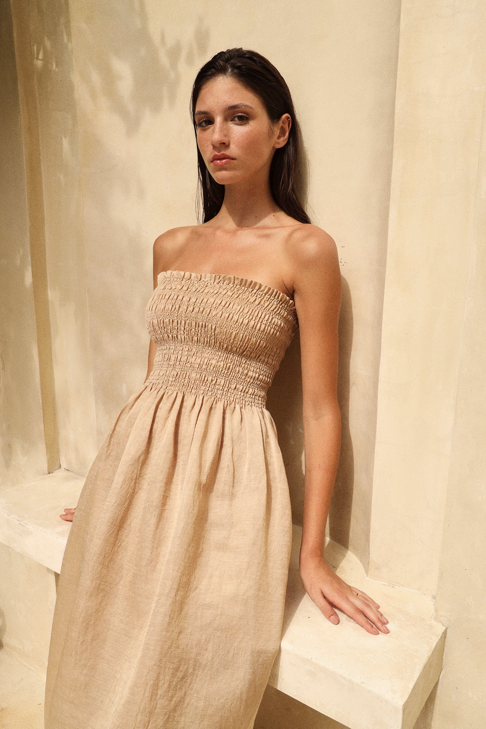 Santiago Dress (Crème)