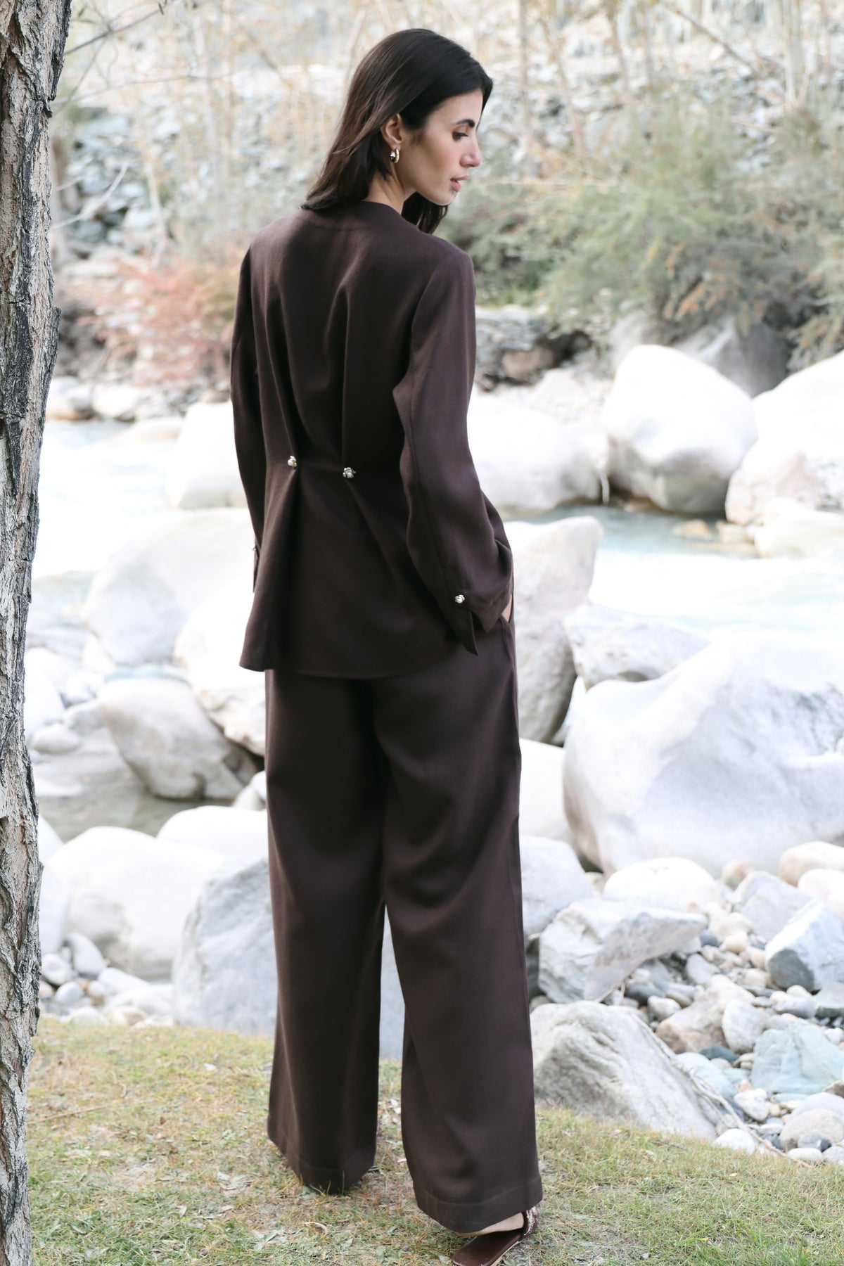 Duskfall Woollen Top (Cocoa)