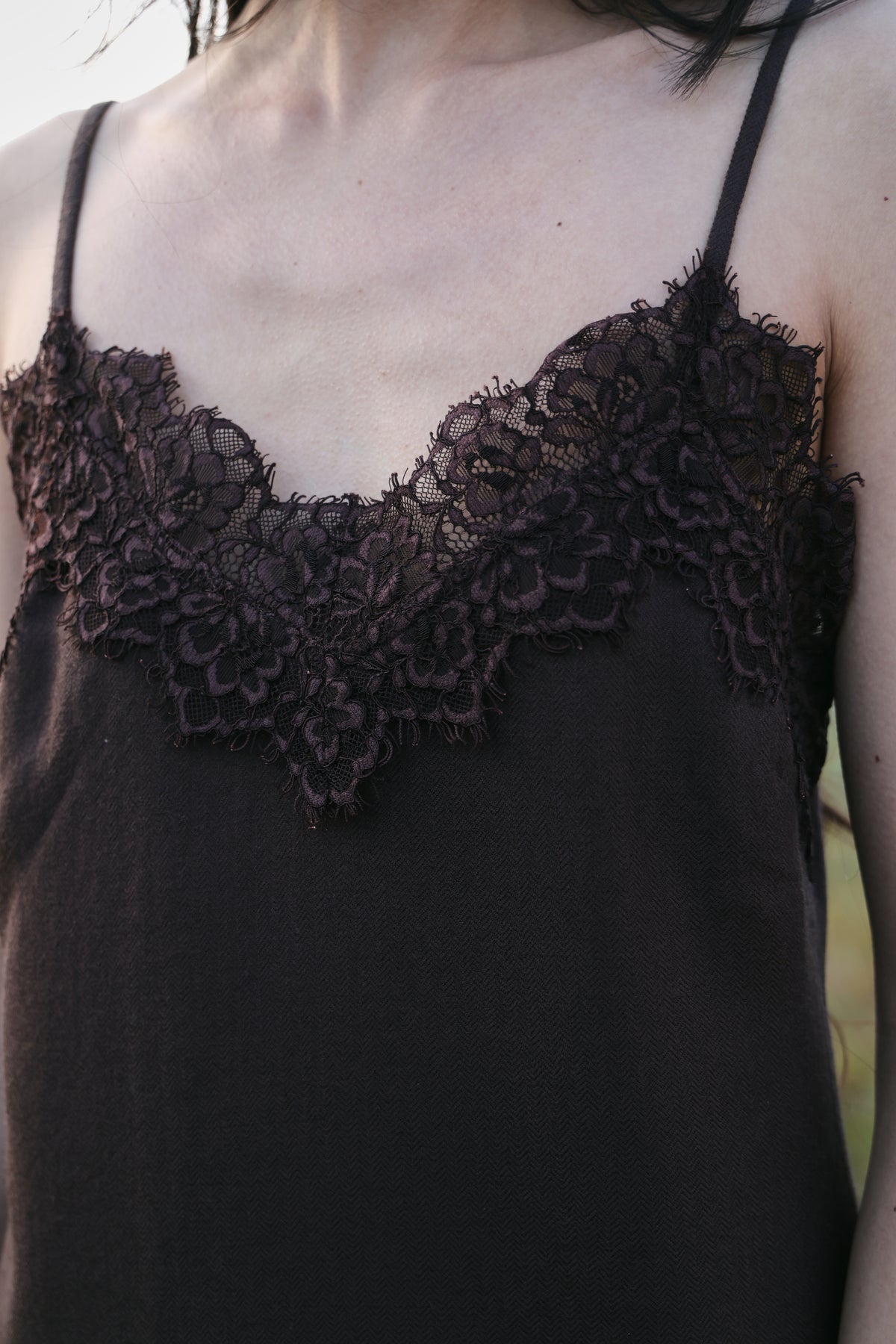 Afterglow Woollen Lace Top (Cocoa) & First Frost Woollen Pants (Cocoa)