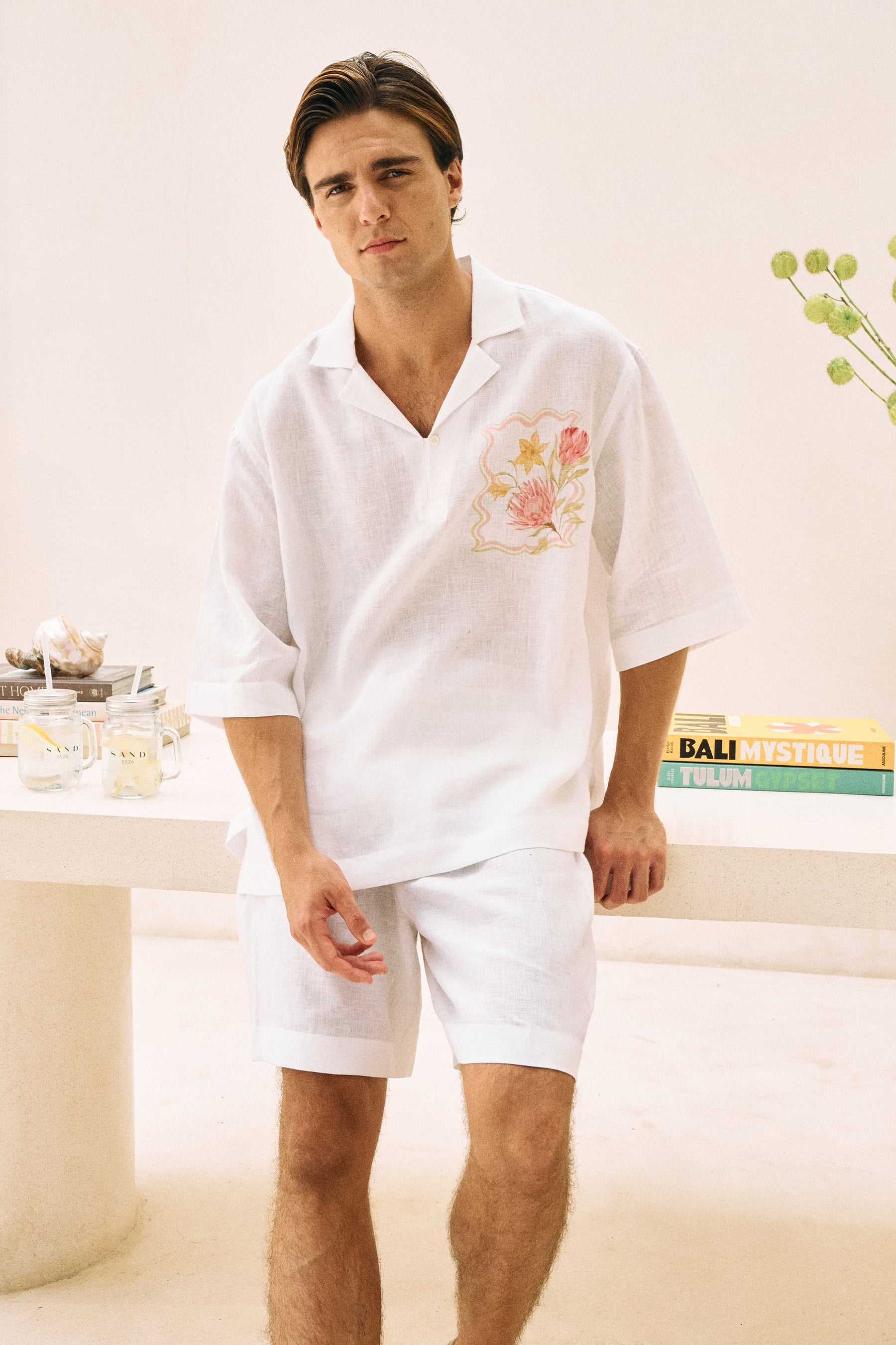 At Ease Shorts- MAN (White)