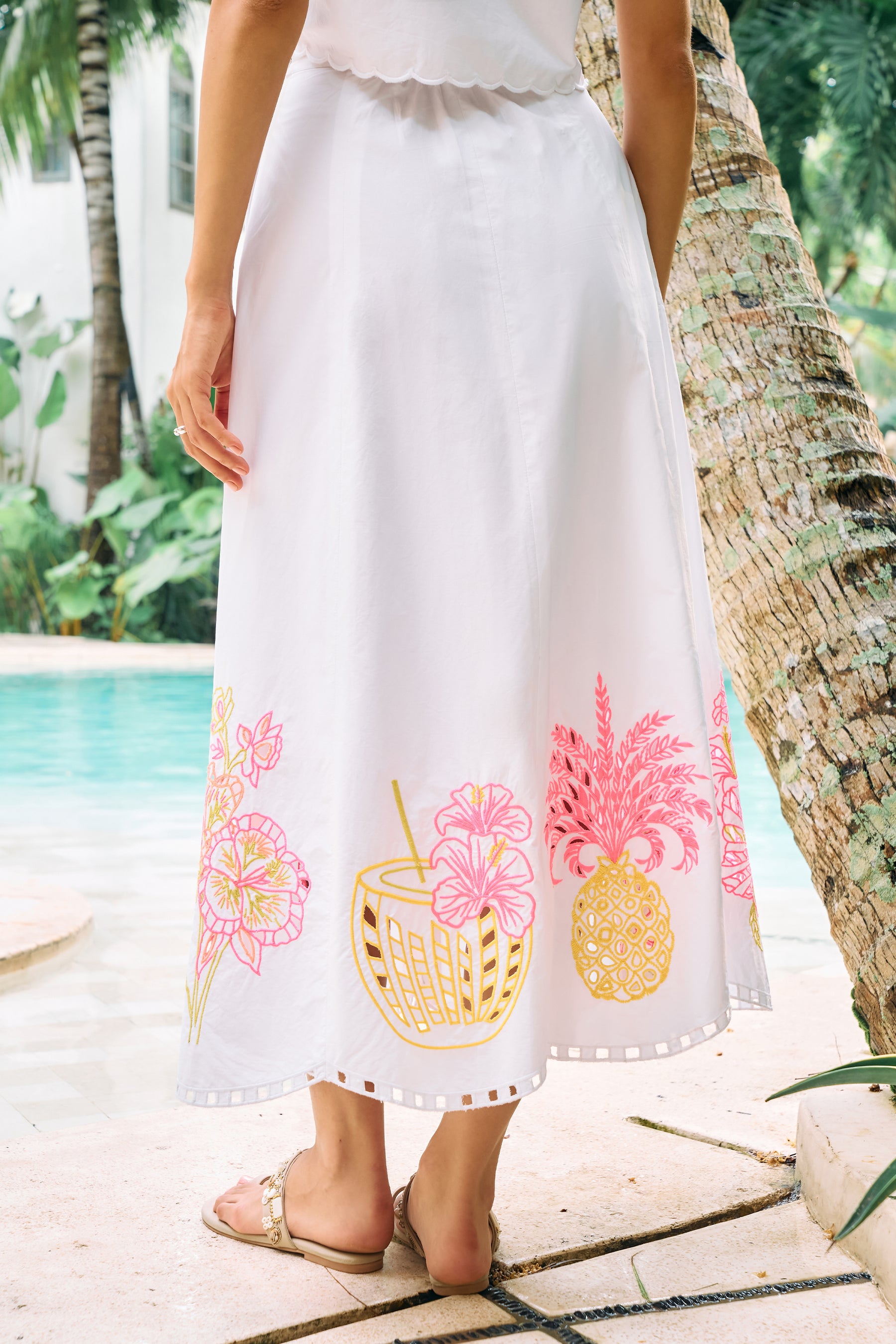 Meadow Top & Meadow Skirt (White)