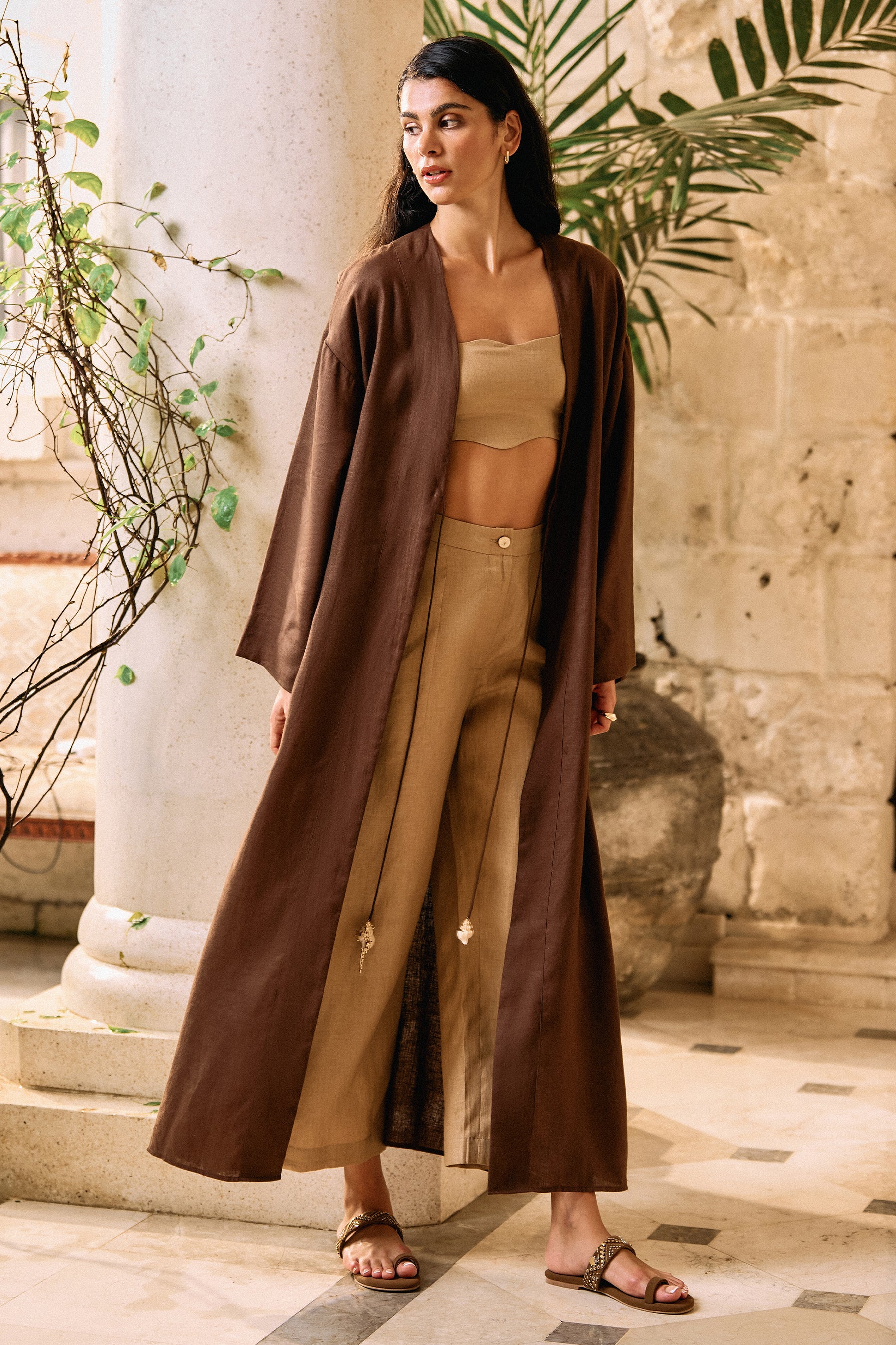 Unsent Note Bandeau Top (Sand)