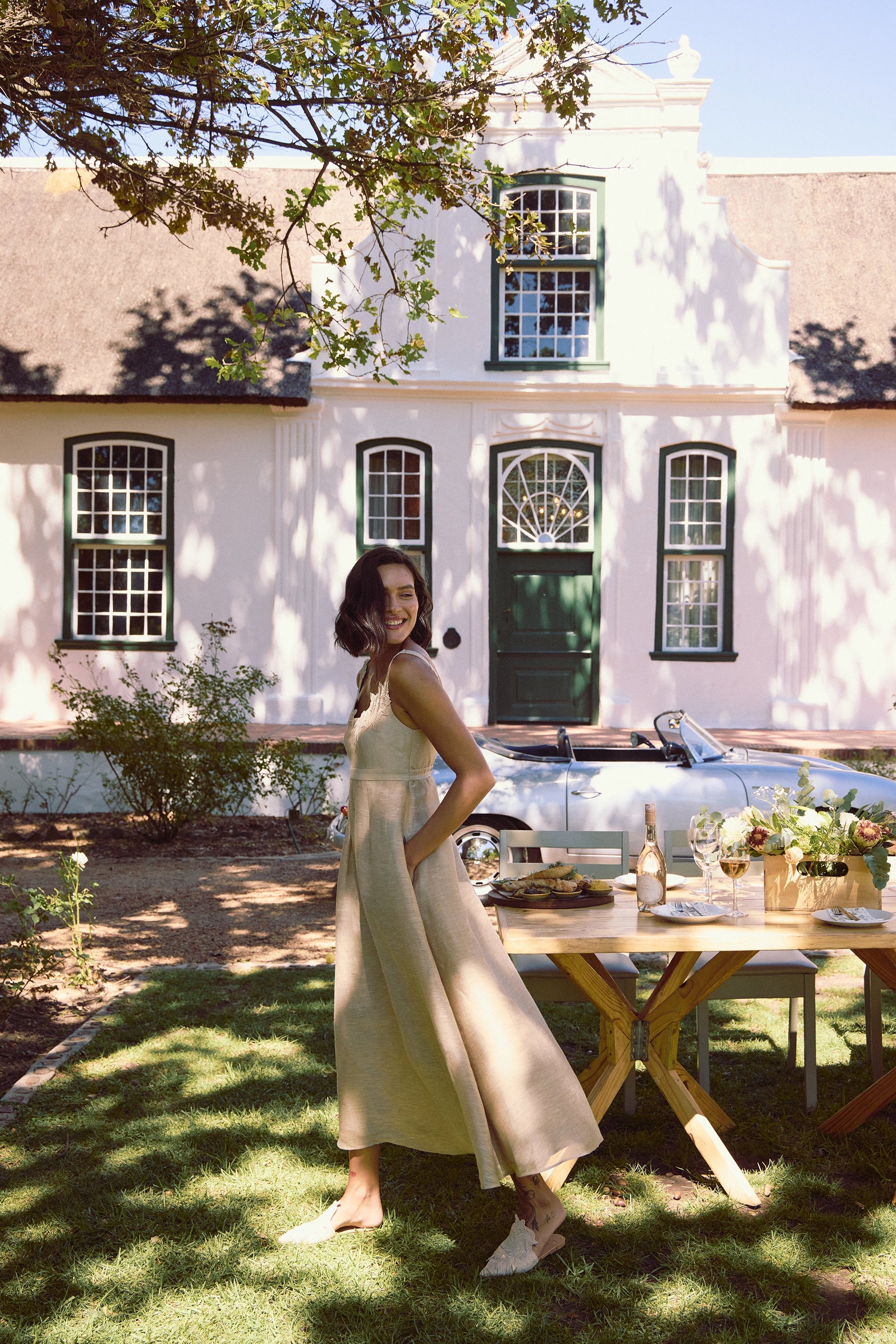 Elizabeth Dress (Almond)