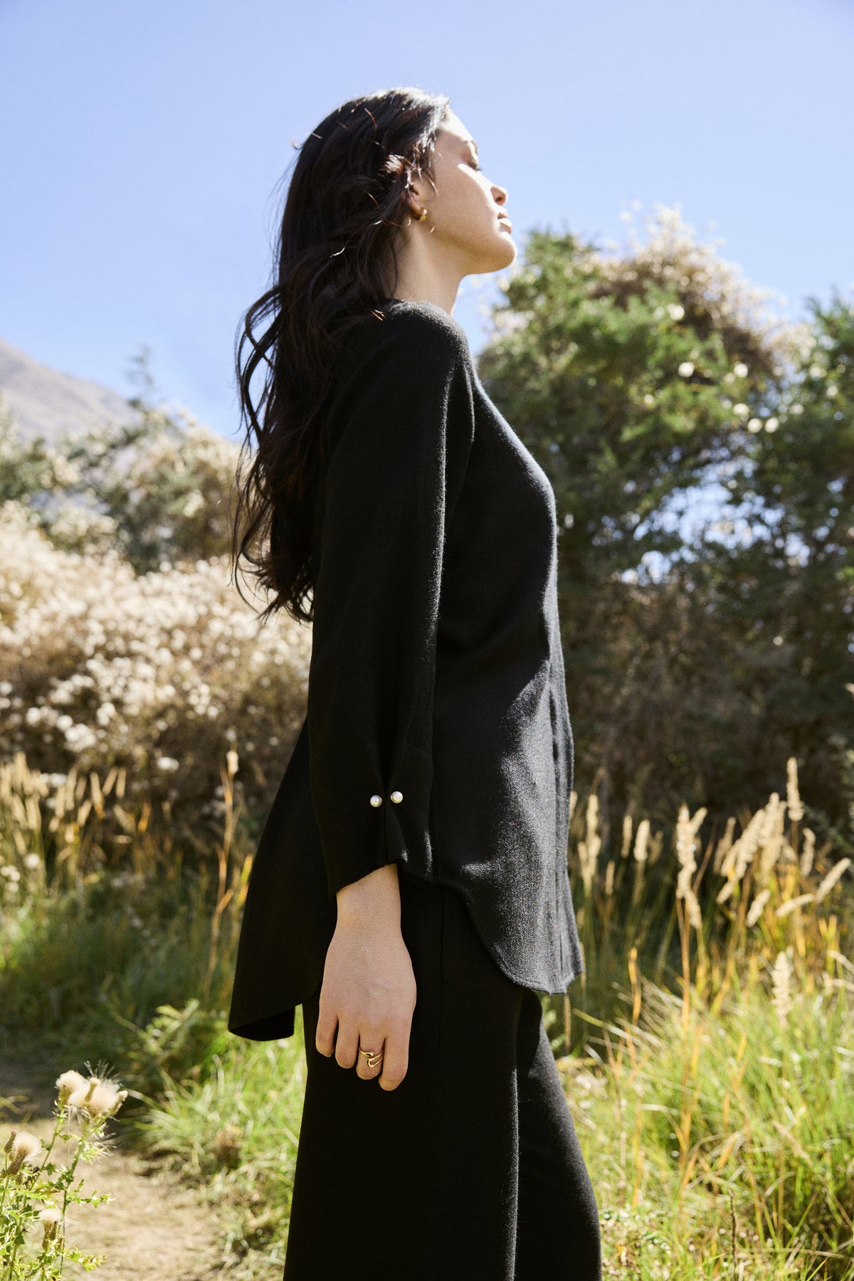 Laha Woollen Top (Black)