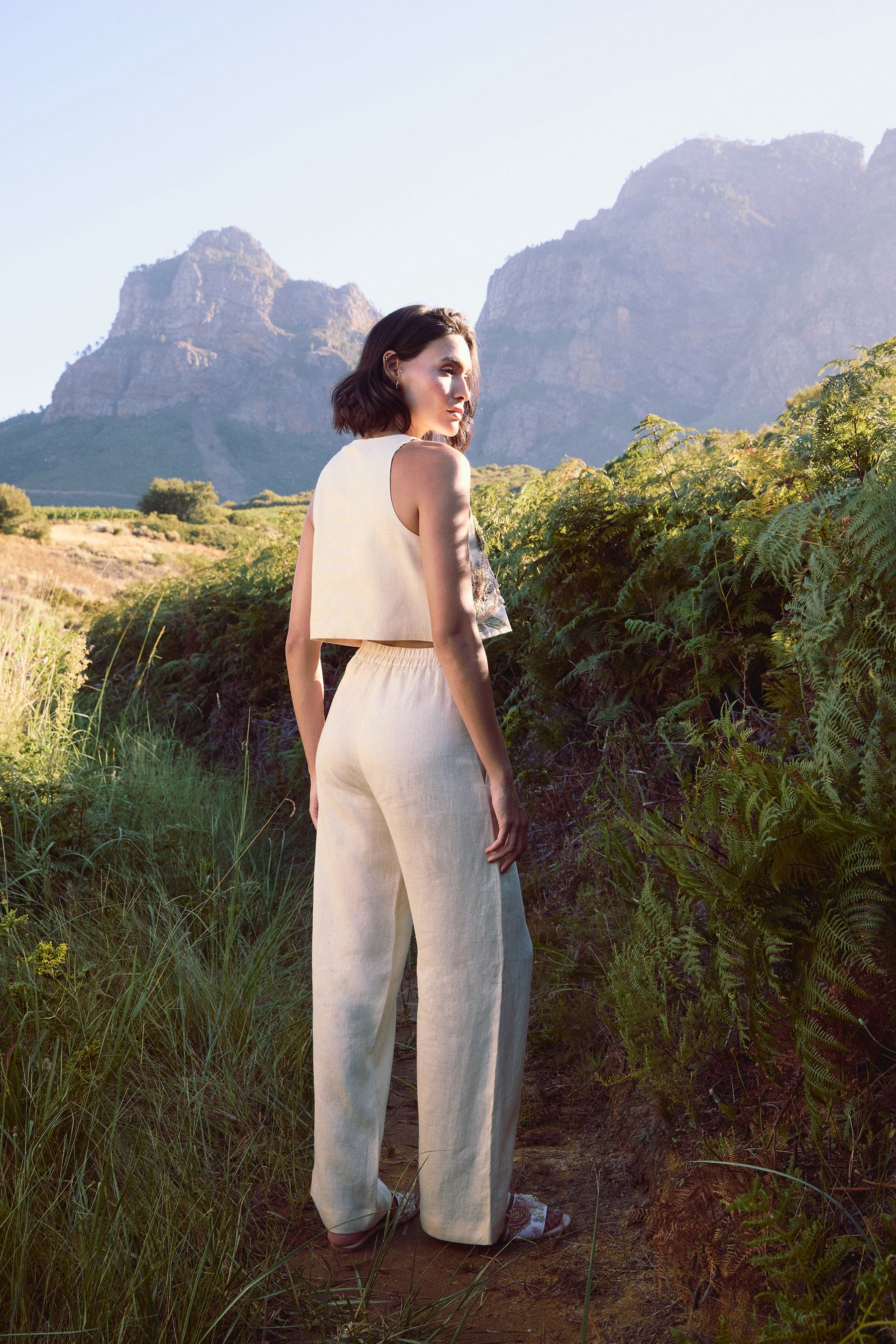 Bree Top & Springbok Pants (Vanilla)