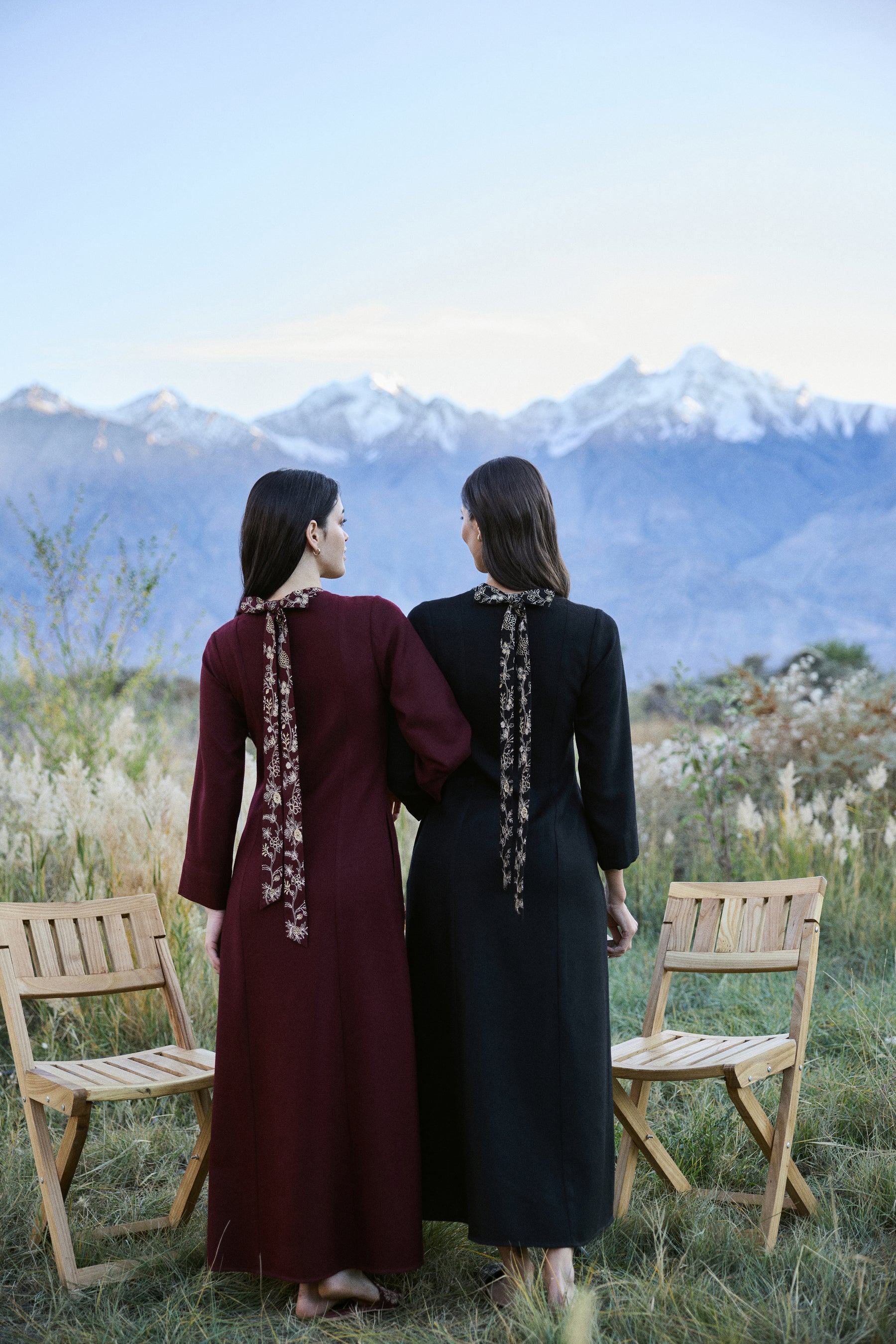 Juniper Woollen Dress (Black)