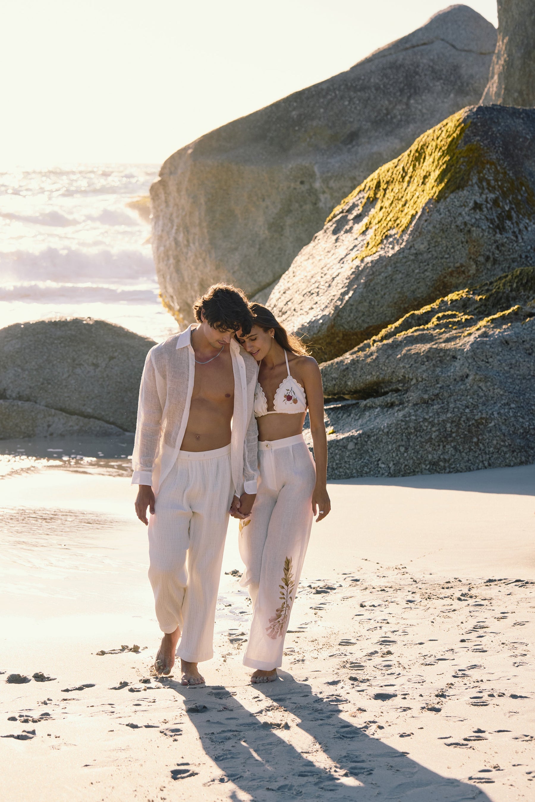 Clifton Shirt - MAN (Ivory) & Kos Pants - Man (IVORY)