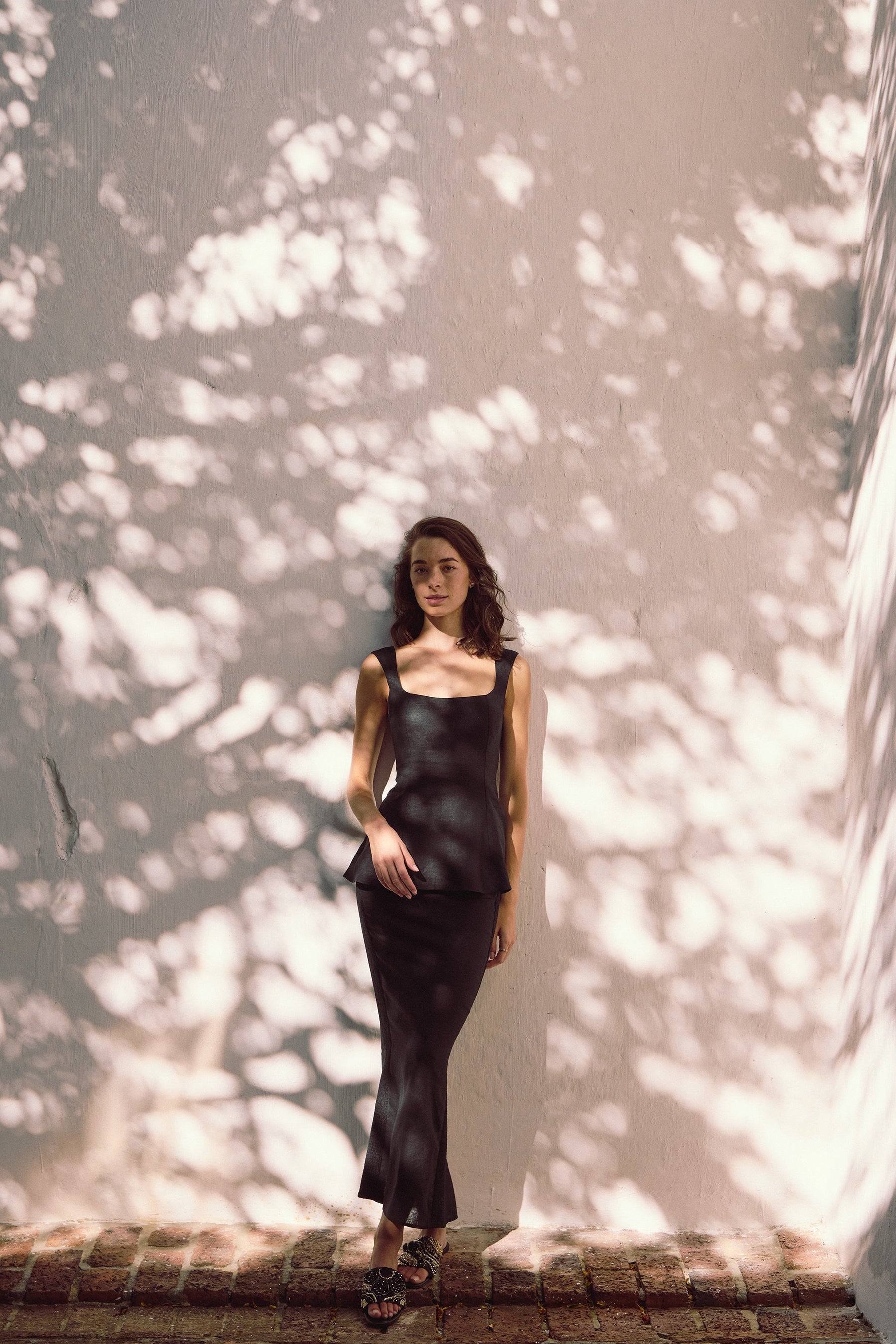 Clarens Top & Corsica Skirt (Black)