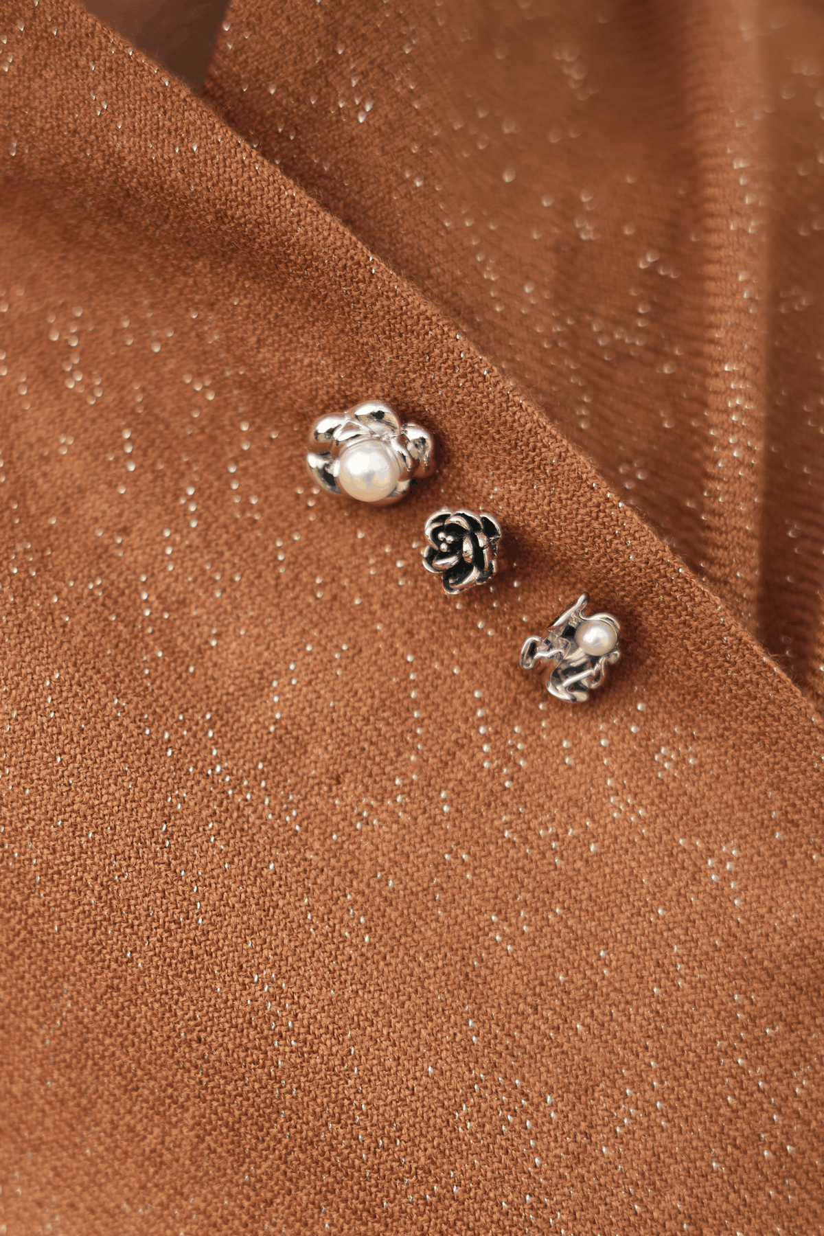 Autumn Chill Wrap Woollen Top (Maple)