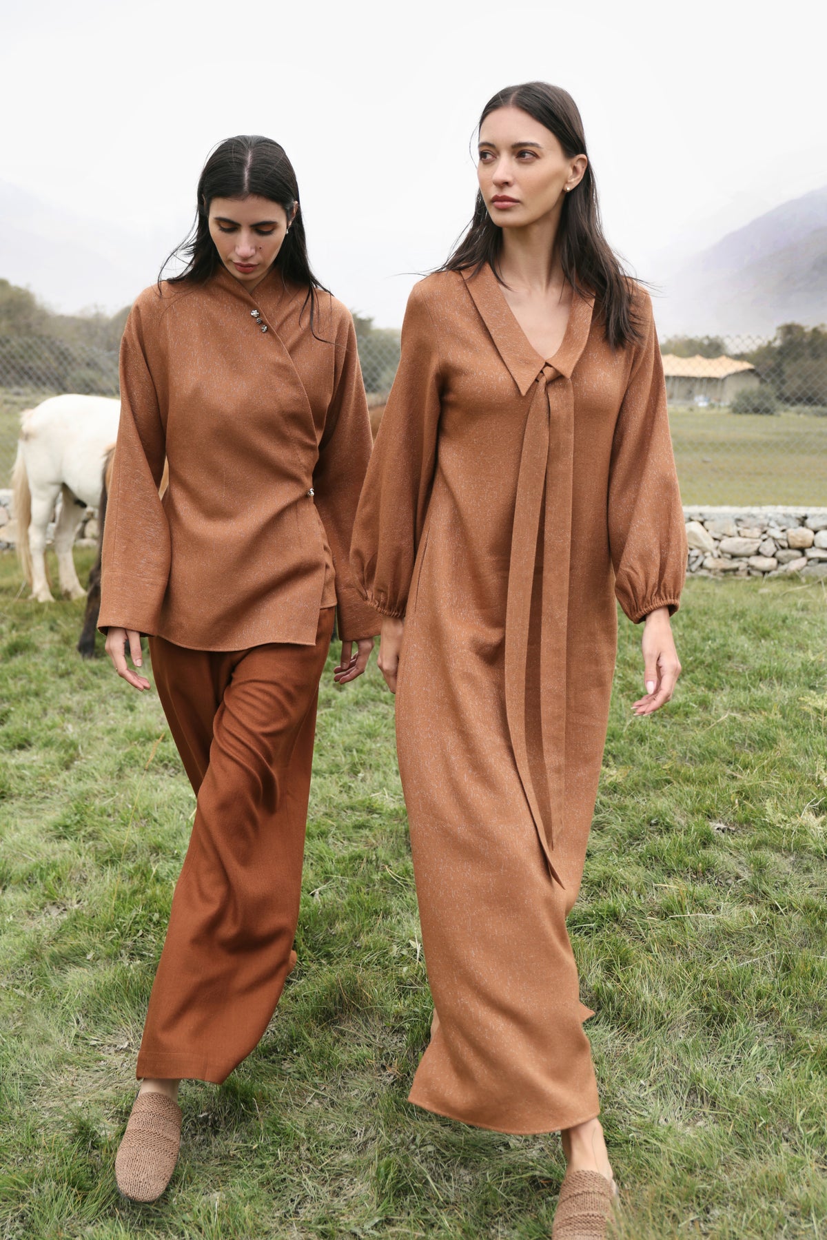 Autumn Chill Dress (Maple)