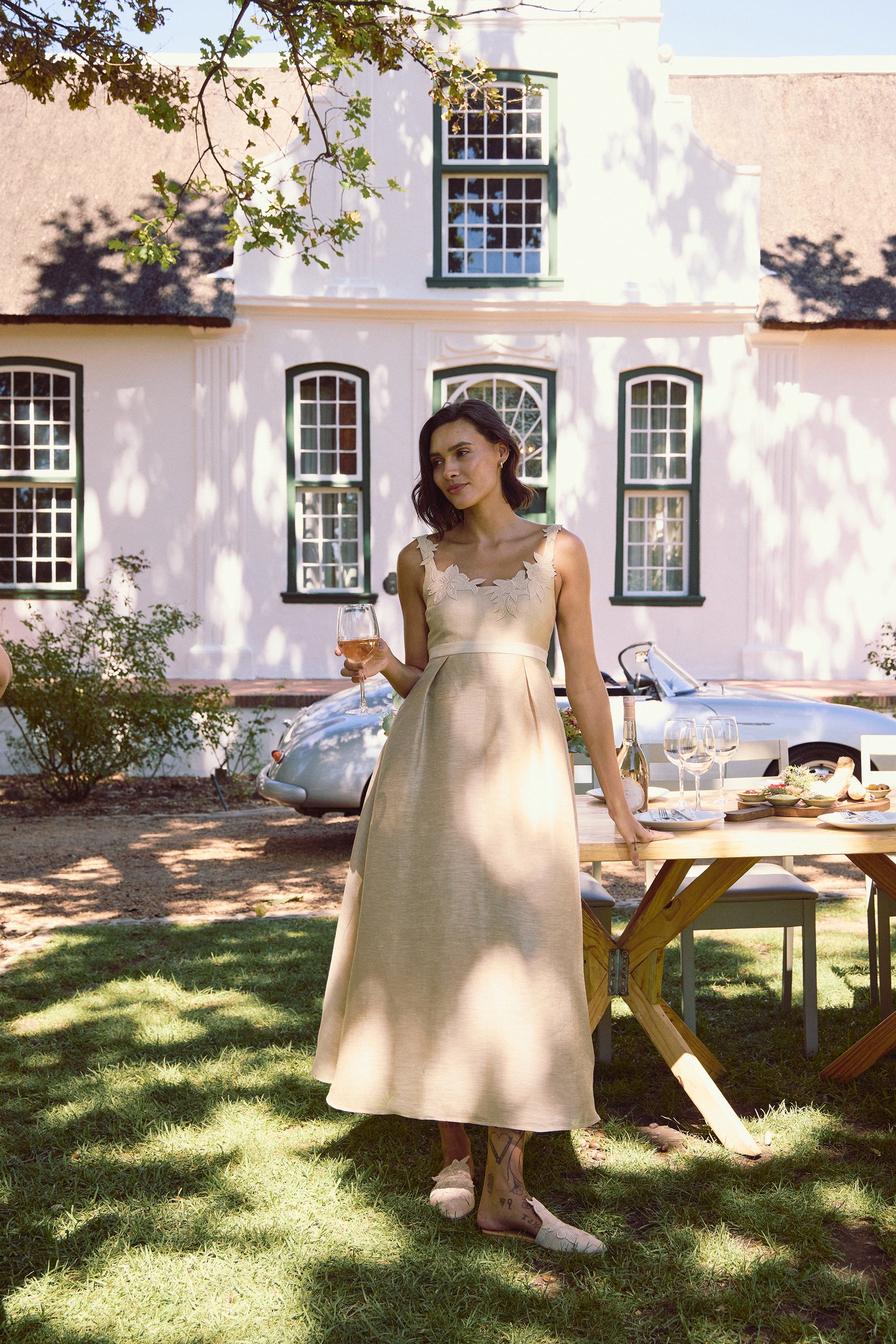 Elizabeth Dress (Almond)
