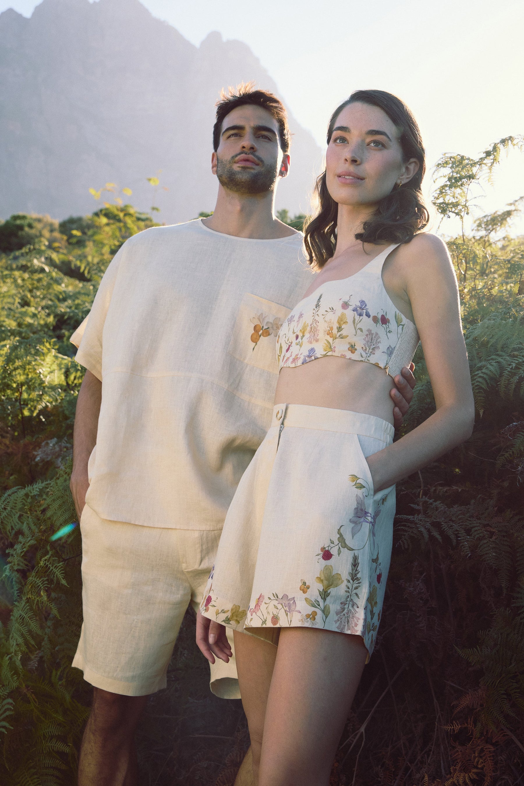 SAND Savanna Bandeau & SAND Savanna Shorts (Floral)