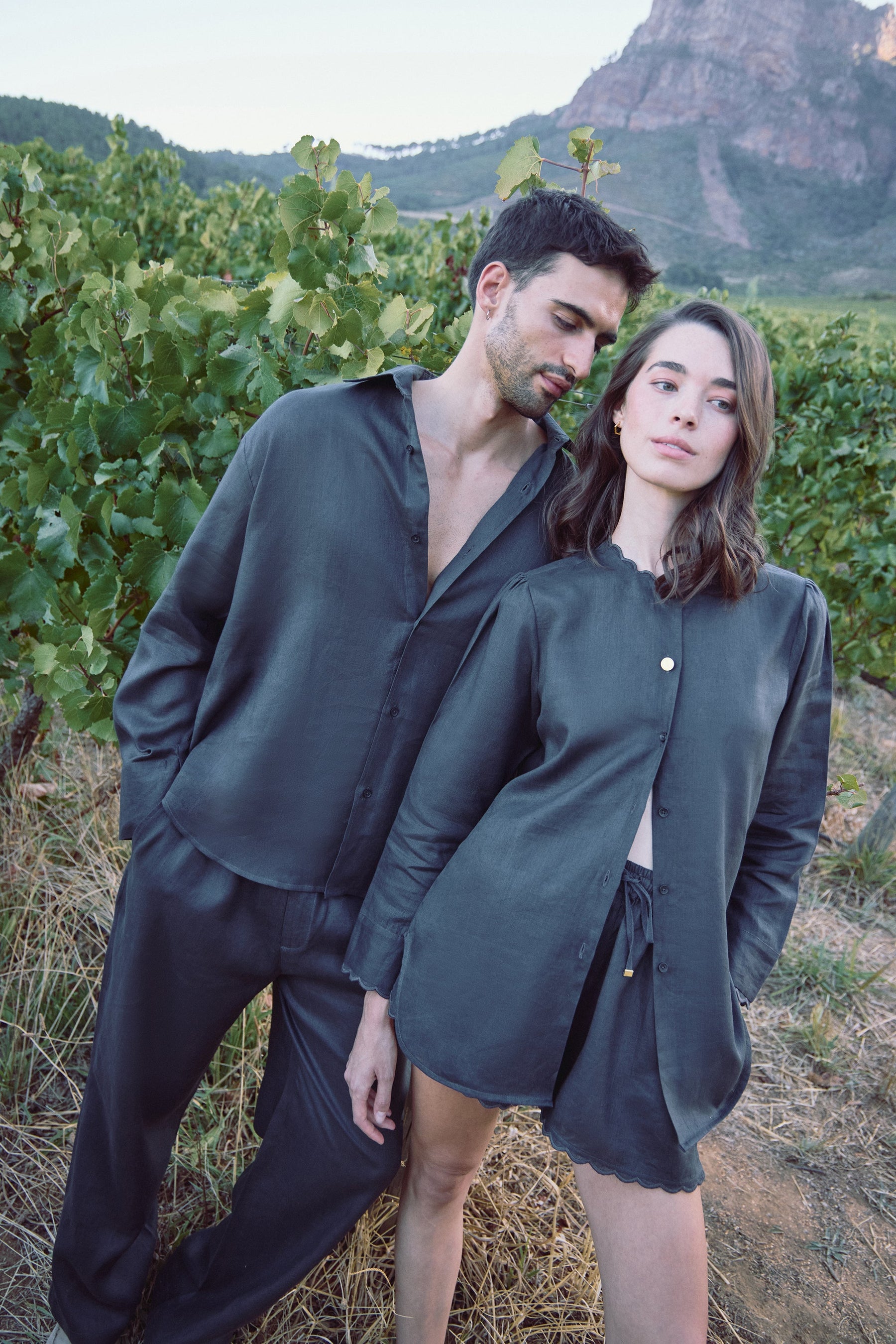 SAND Outwear Shirt - MAN & SAND Outwear Pants - MAN (Charcoal)