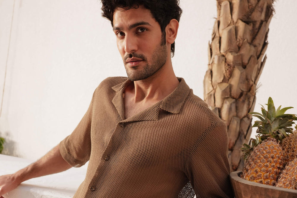  FAÉ - SS'23 Collection for Men in Sand By Shirin