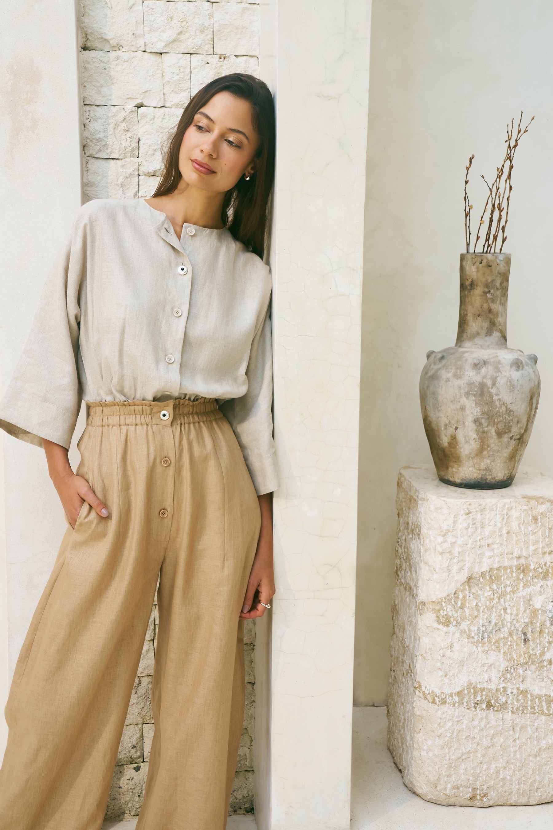 Drift Jumpsuit (Natural - Sand)