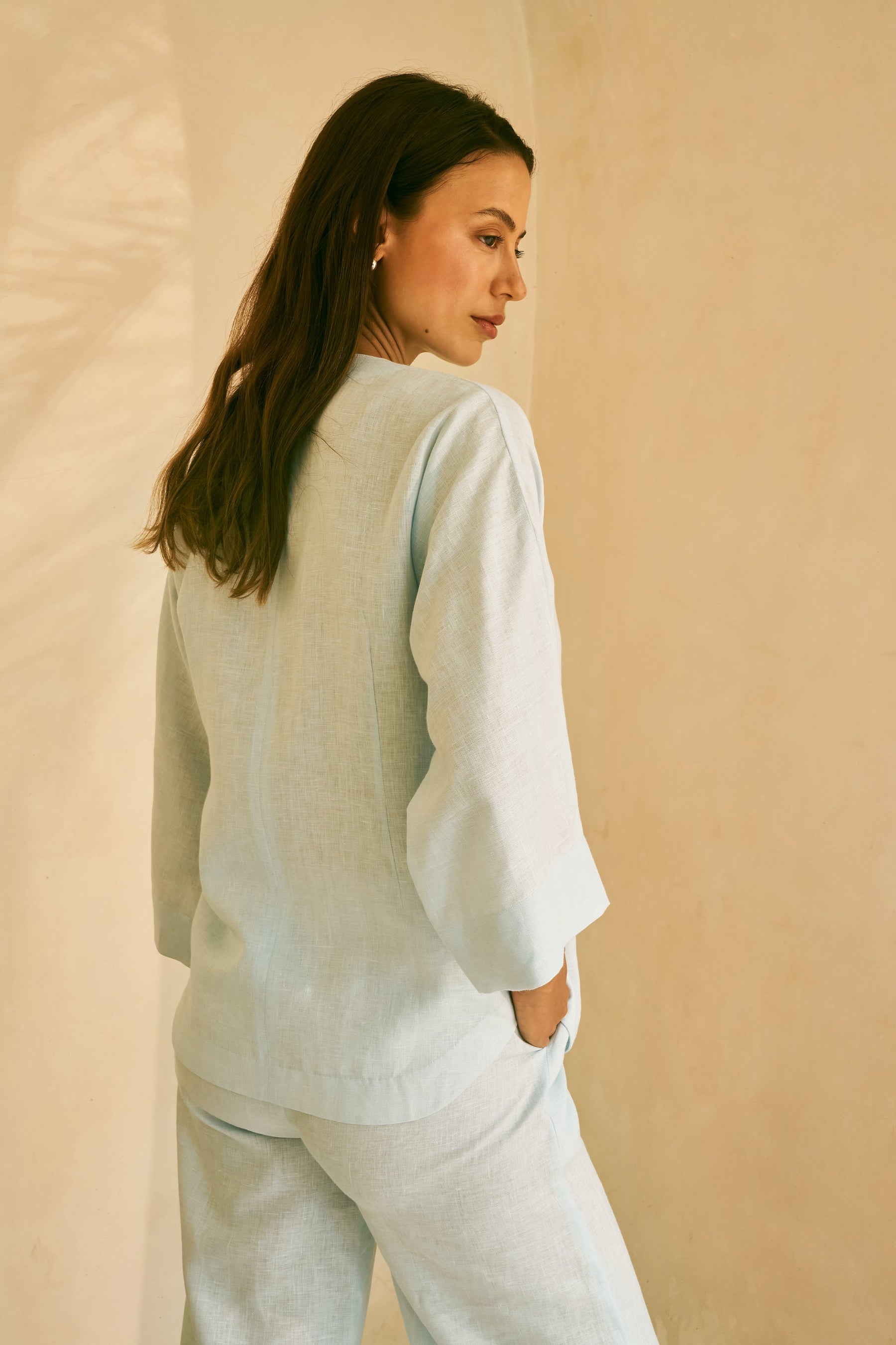 Northbound Organic Linen Shirt for Women