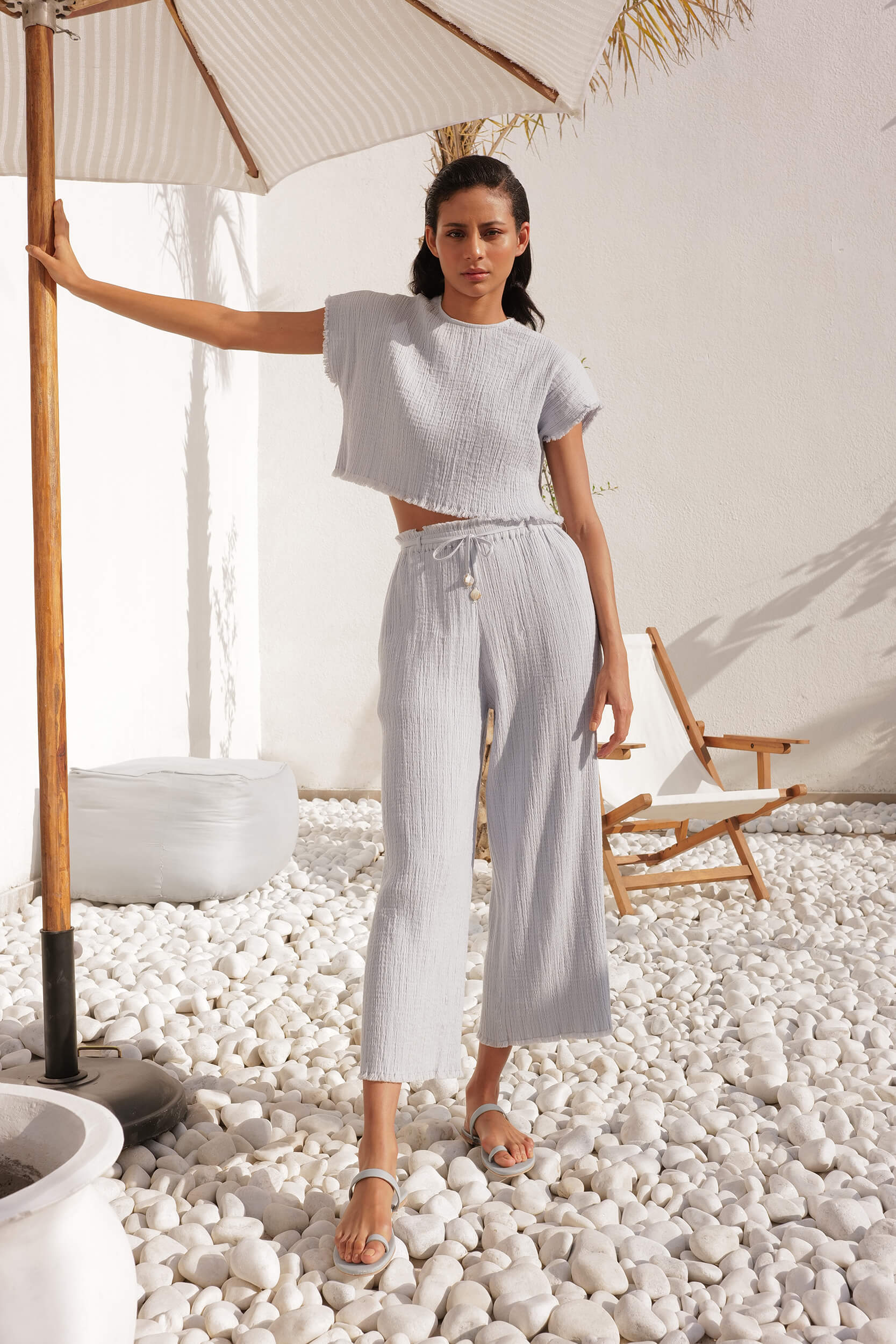 Chile Co-Ord Set - Soft Blue