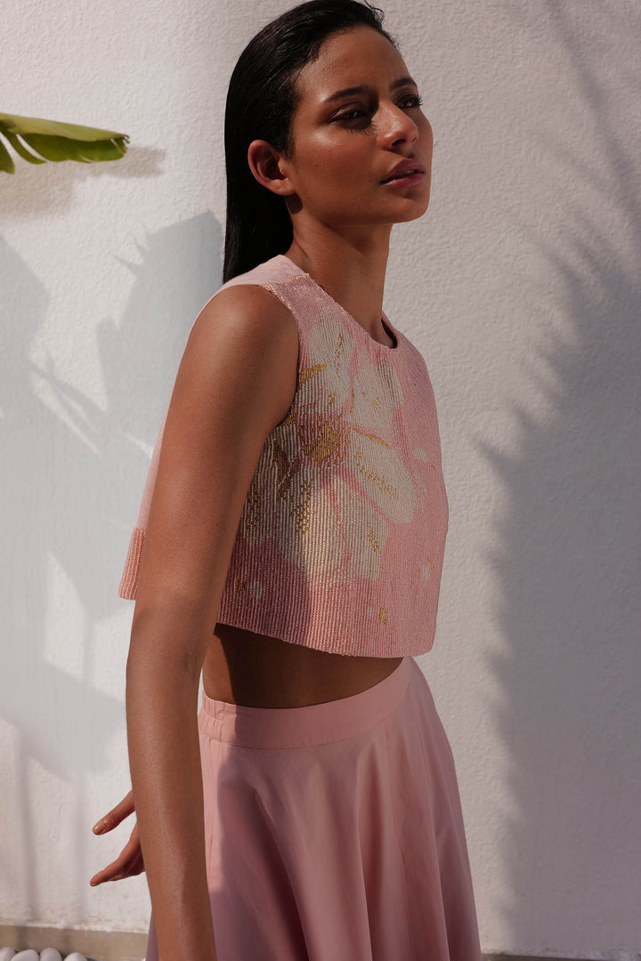 Palma Top & Sicily Skirt (Dusty Pink)