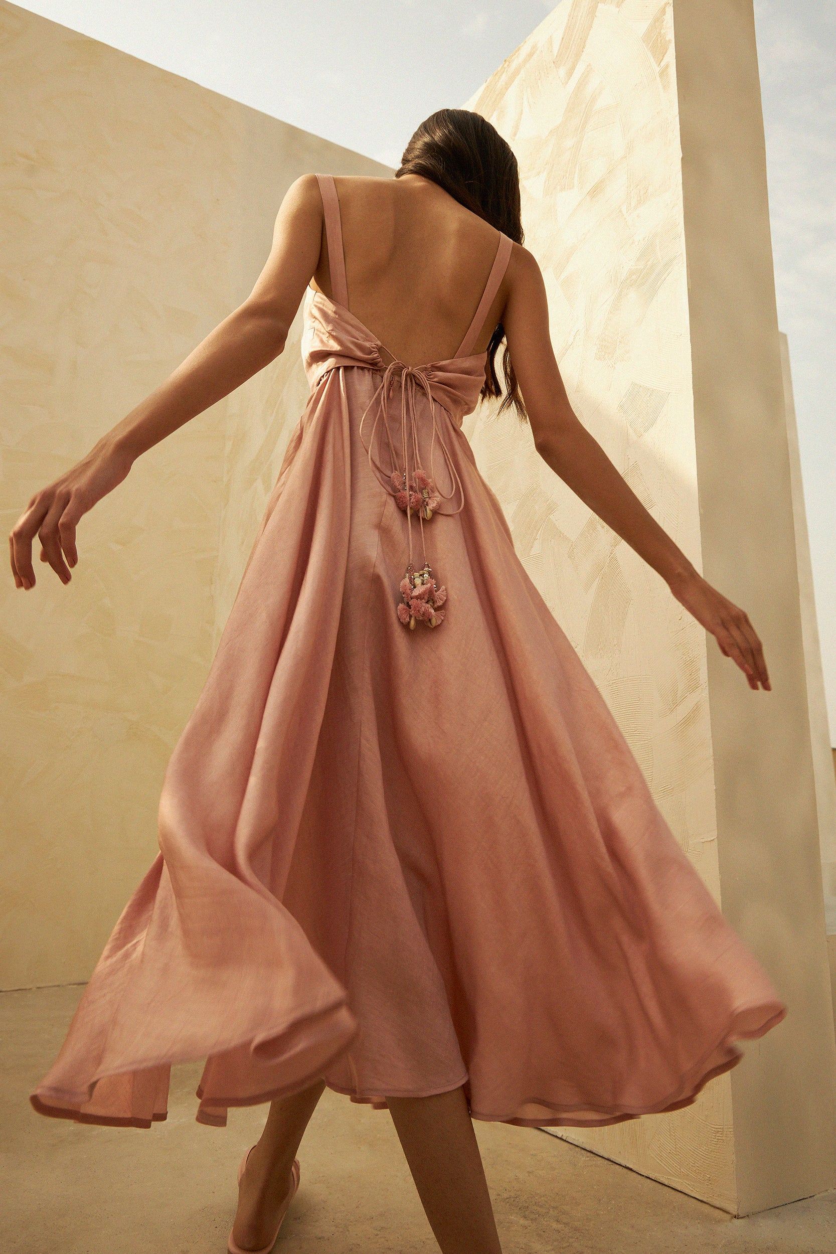 Tulum Dress (Dusty Pink)