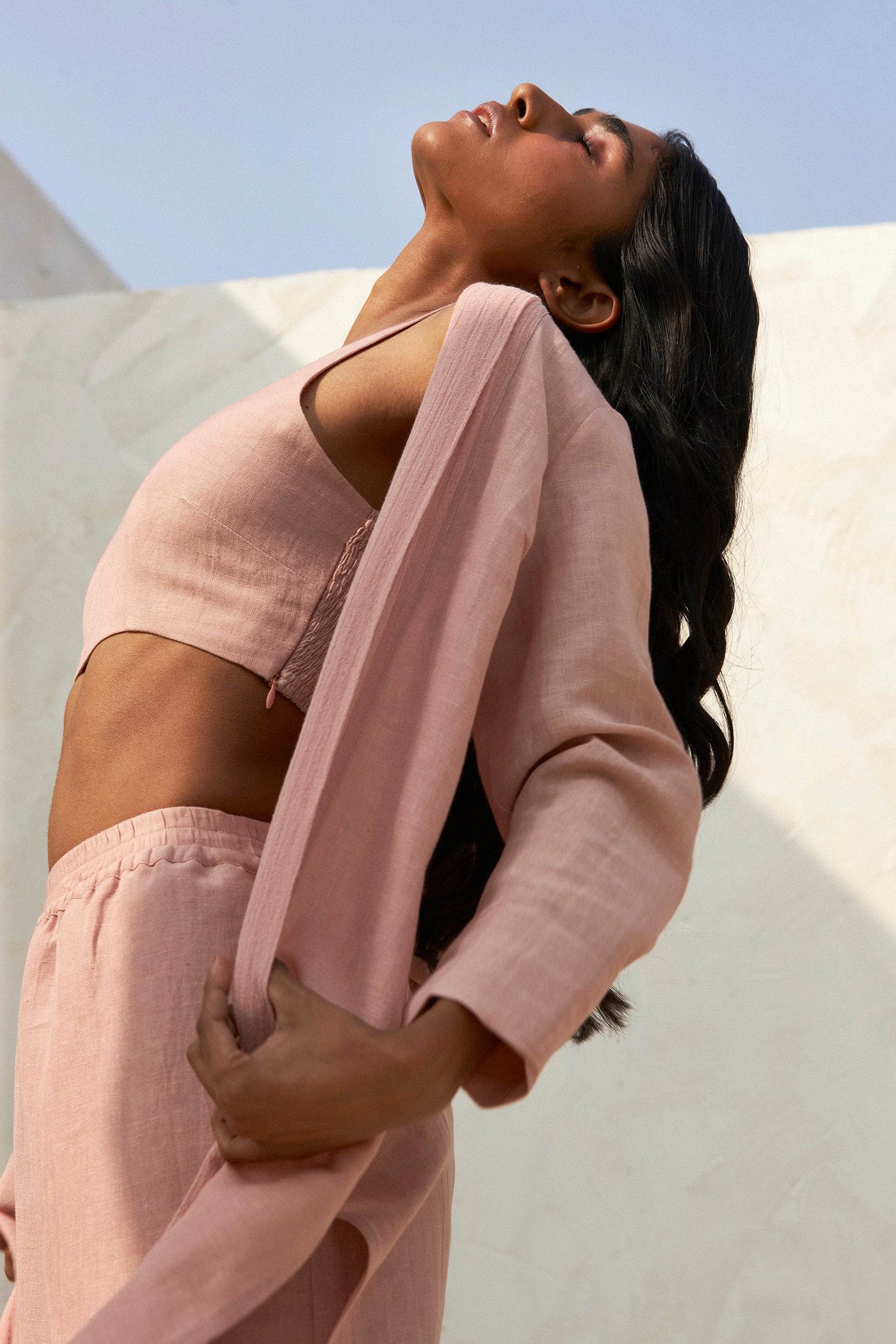 Cape Town Bandeau (Dusty Pink)