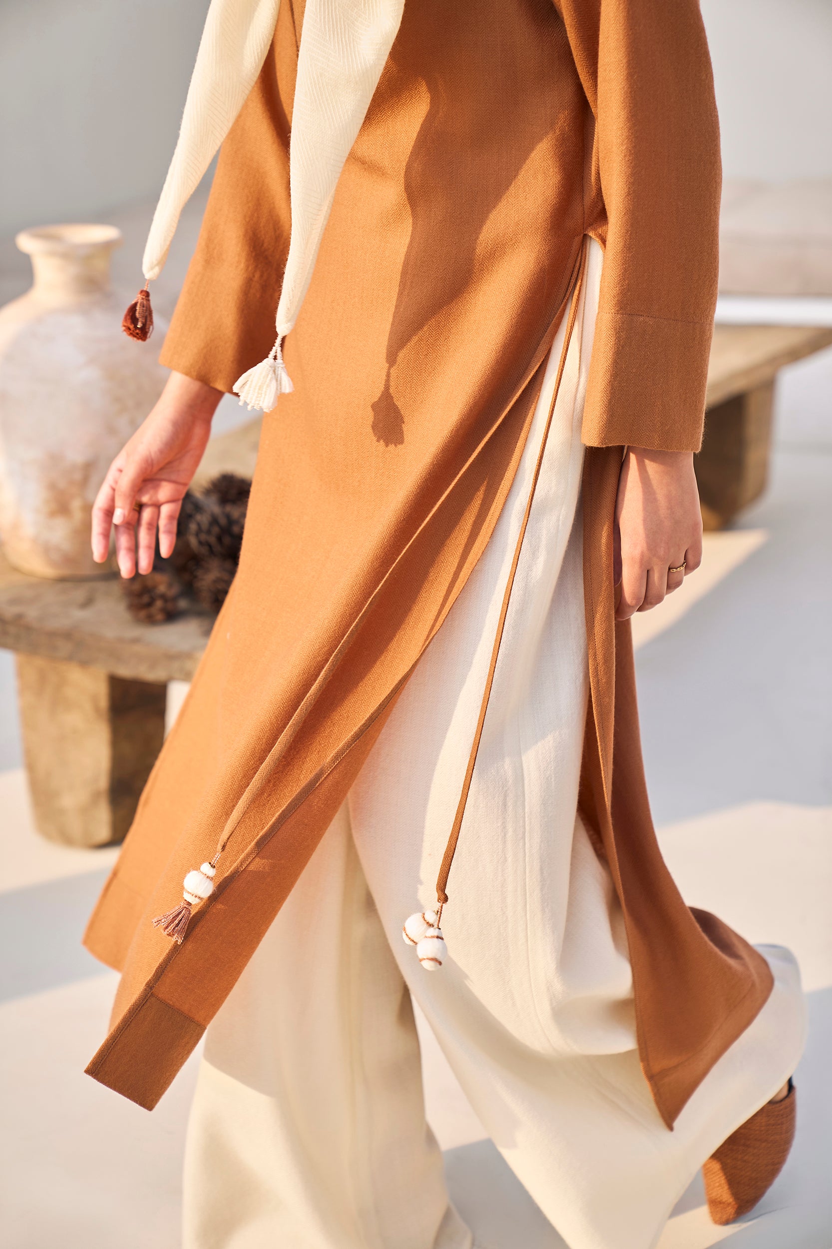 Morocco Woollen Top (Pine)