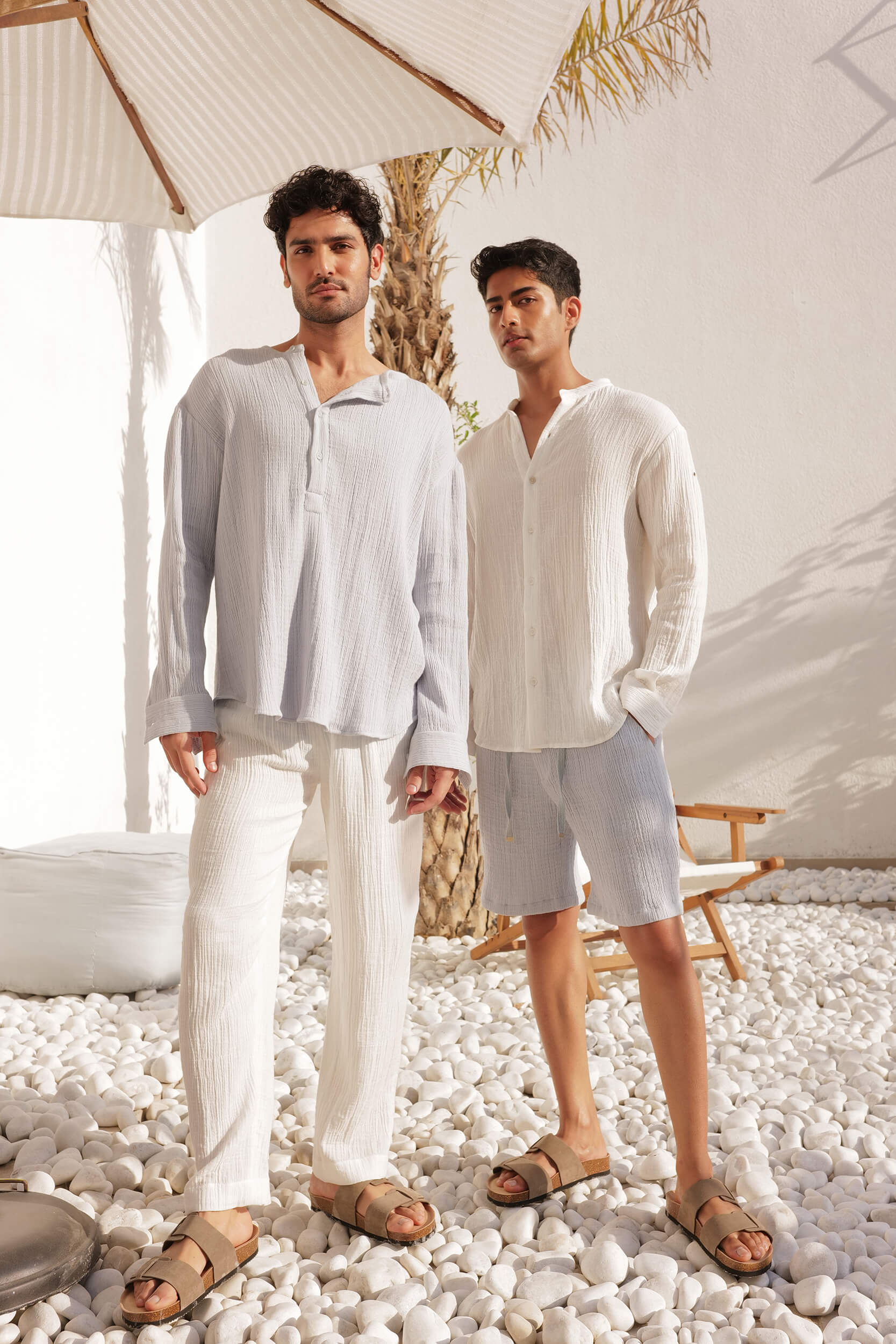 Amalfi Shorts - Man (SOFT BLUE)