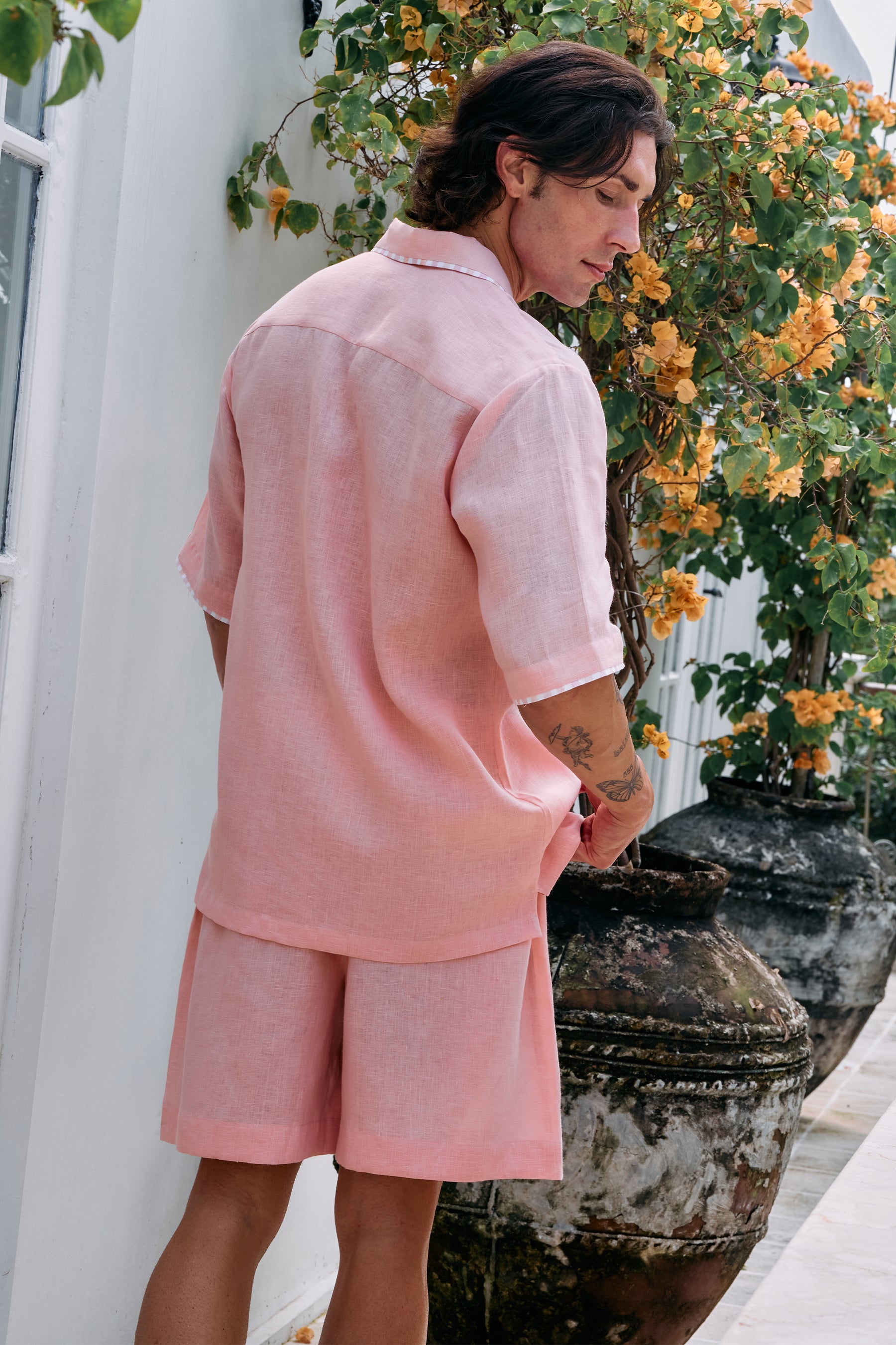 At Ease Shorts- MAN (Raspberry)