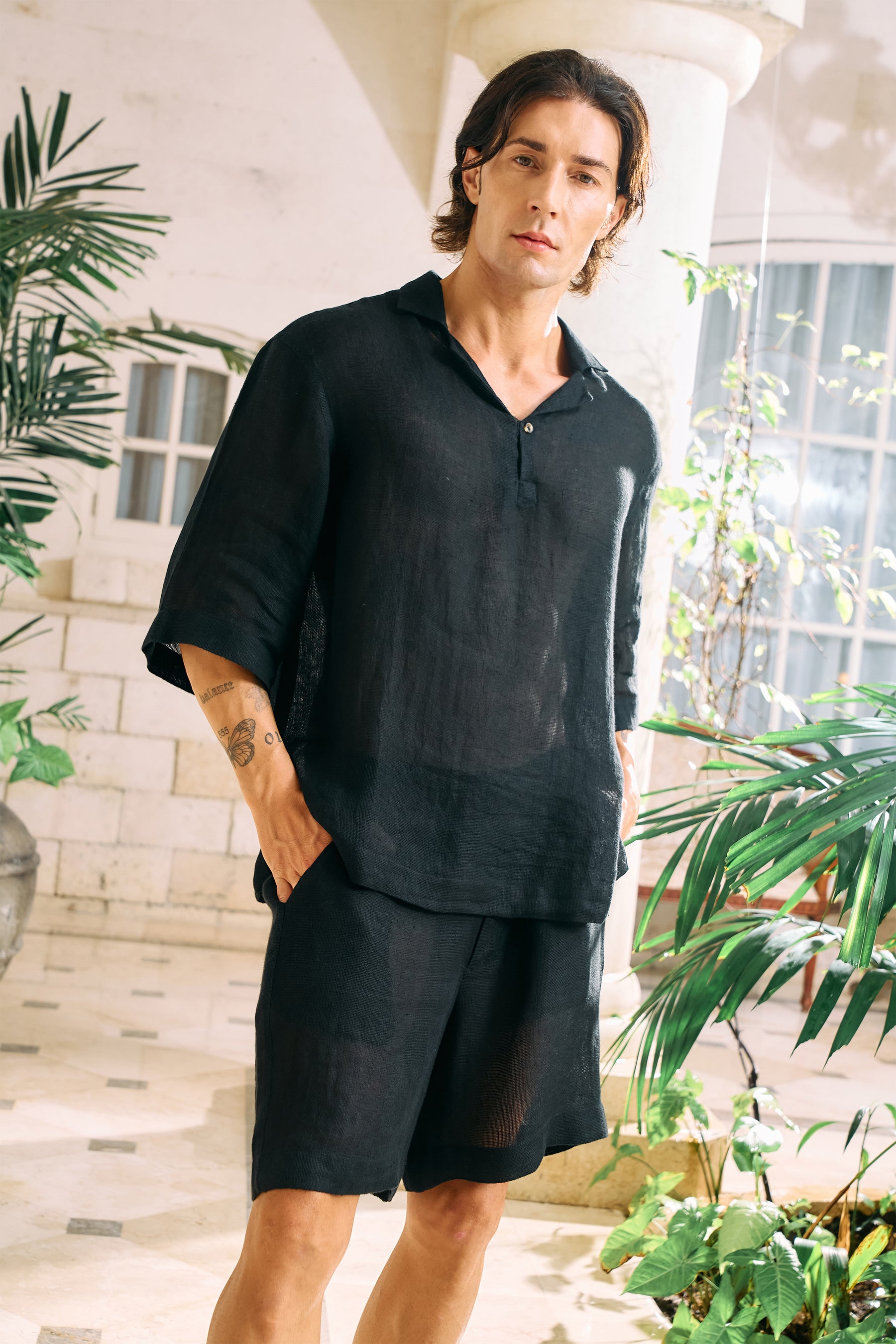 Off Hours Shirt- MAN (Black)