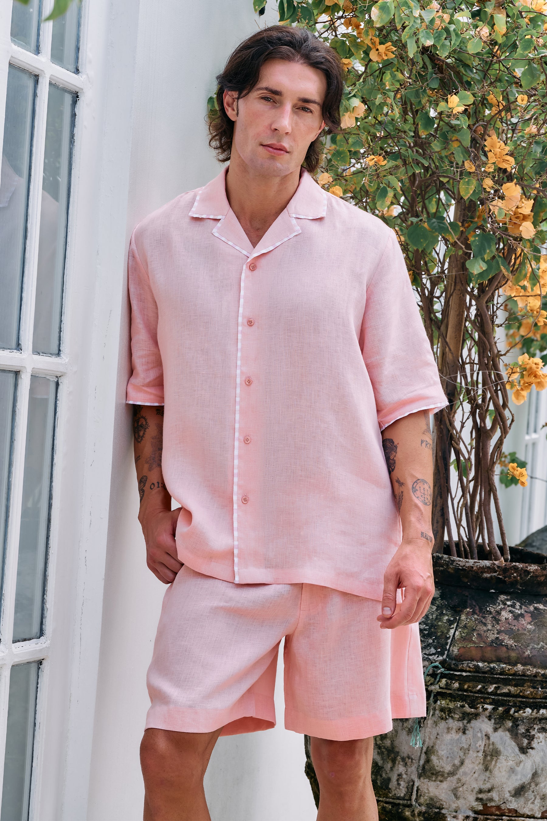 At Ease Shorts- MAN (Raspberry)