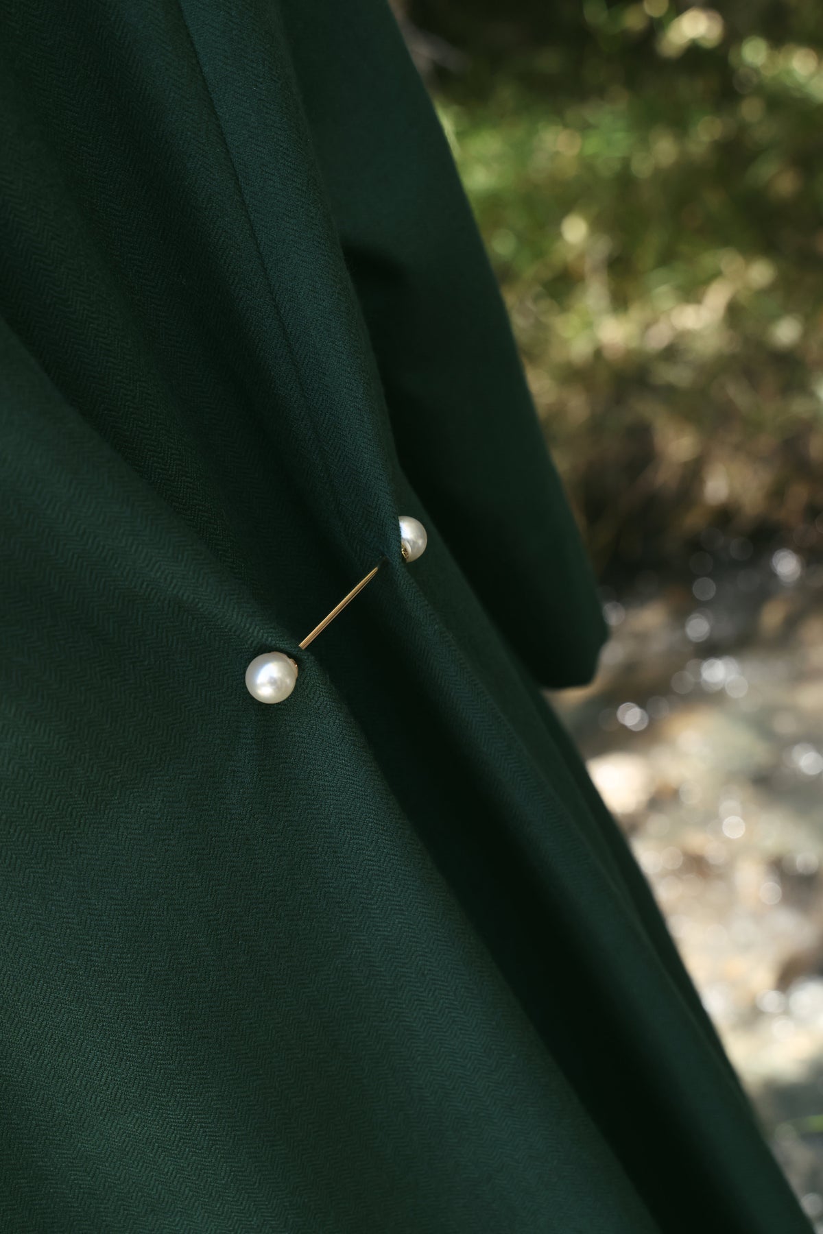 Afterglow Woollen Lace Dress (Forest Pine) & Afterglow Woollen Overlay Jacket (Forest Pine)